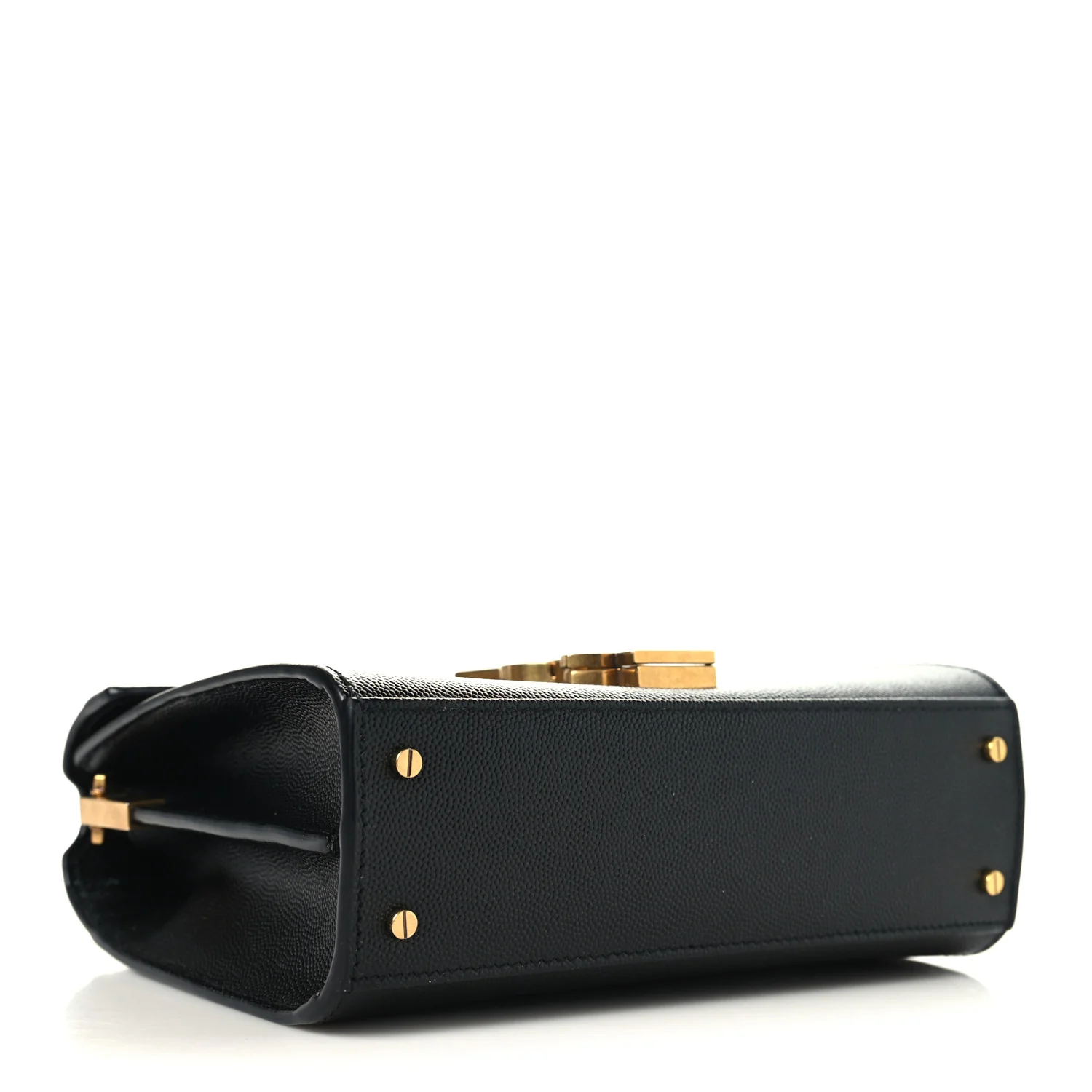 Grain de Poudre Mini Classic Monogram Cassandra Top Handle Black - Image 4