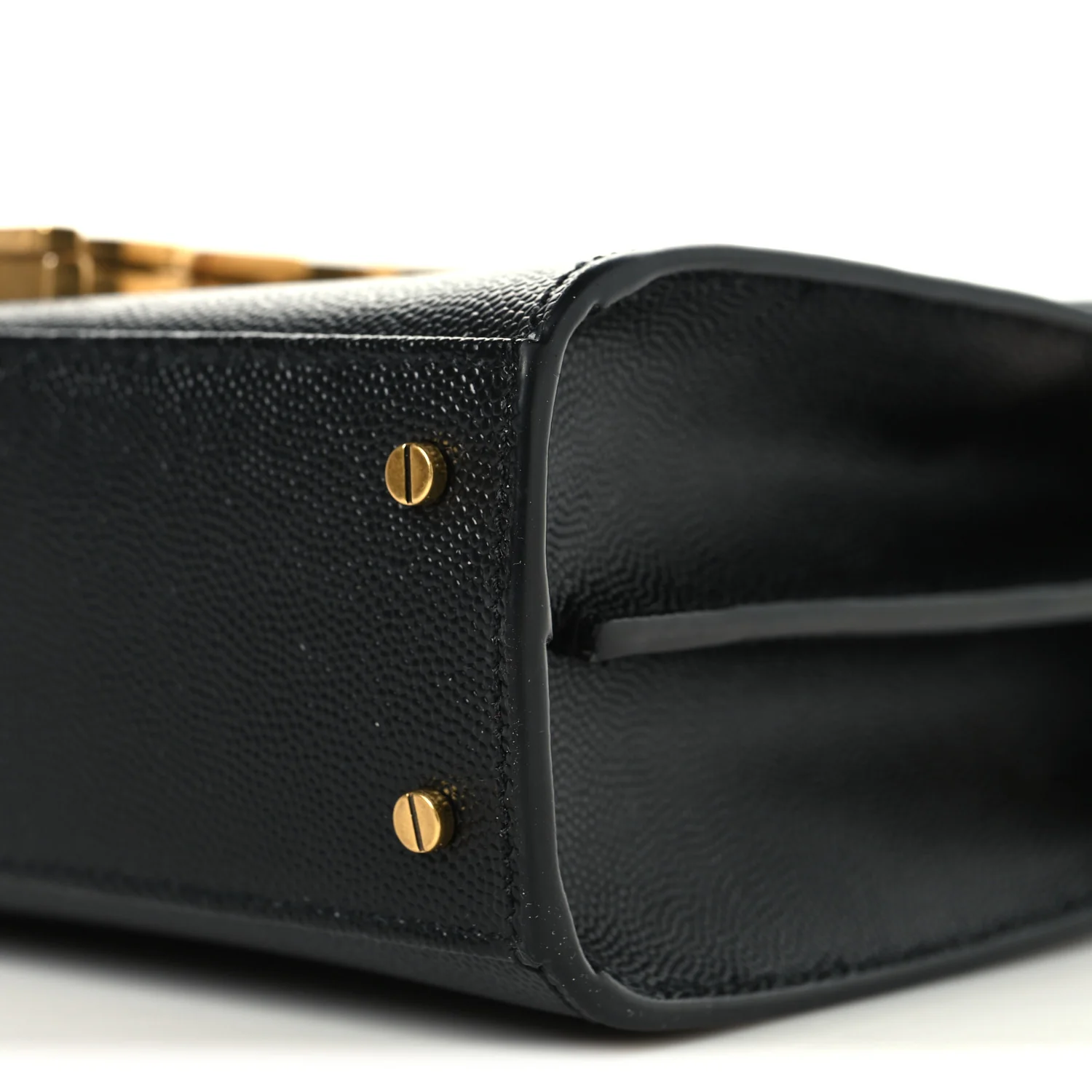 Grain de Poudre Mini Classic Monogram Cassandra Top Handle Black - Image 9