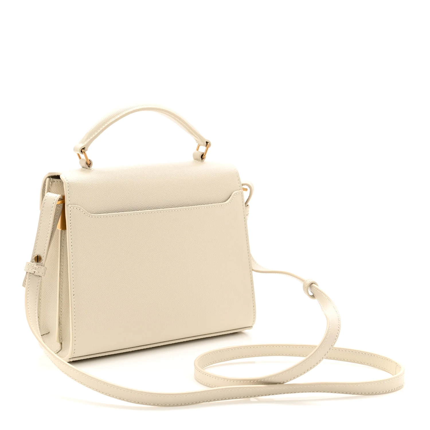Grain de Poudre Mini Classic Monogram Cassandra Top Handle Vintage White - Image 3