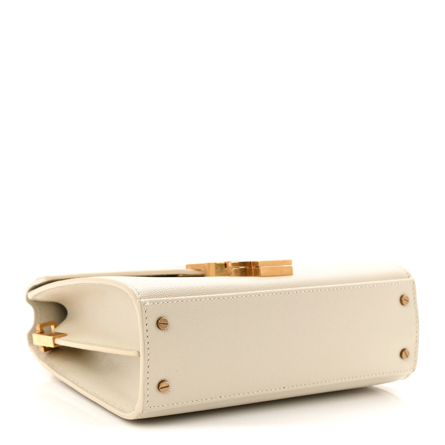 Grain de Poudre Mini Classic Monogram Cassandra Top Handle Vintage White - Image 4