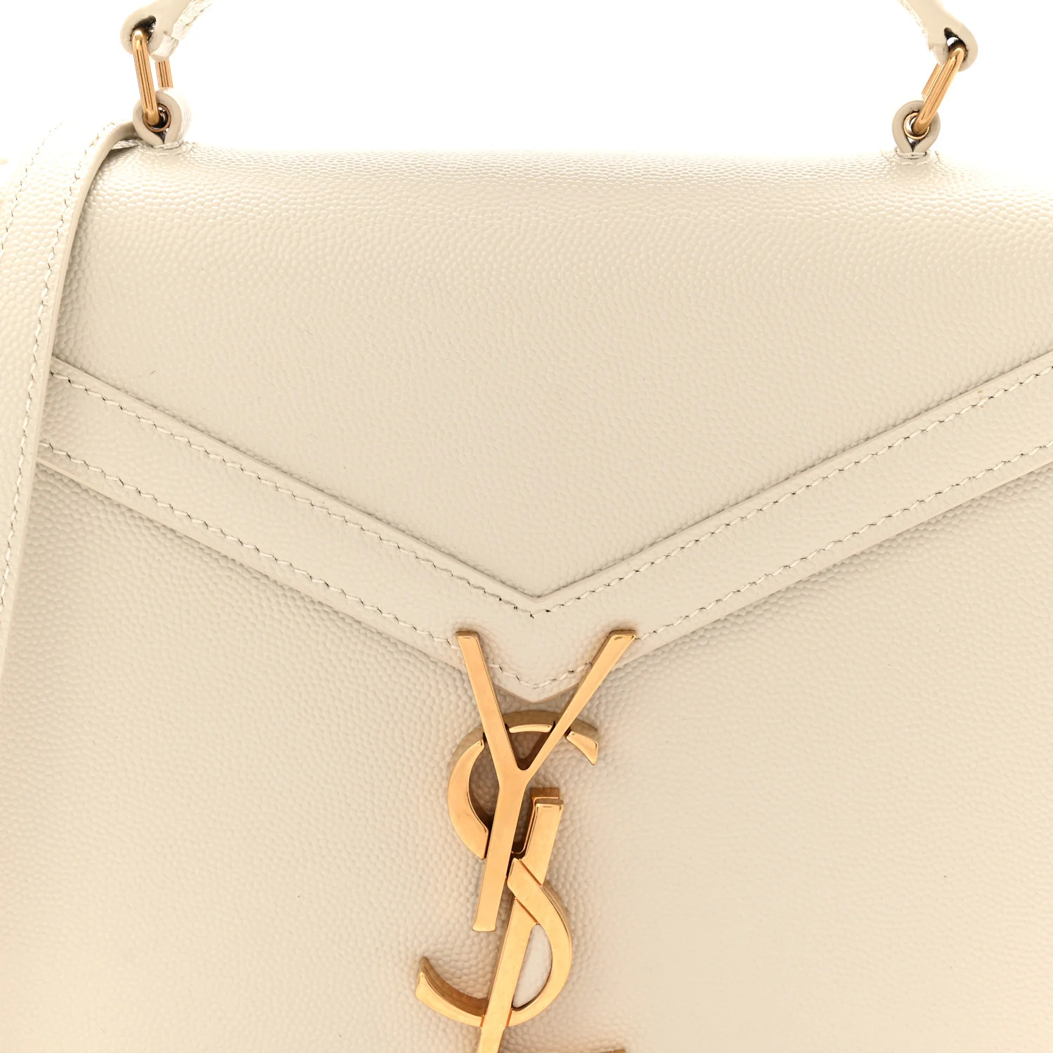 Grain de Poudre Mini Classic Monogram Cassandra Top Handle Vintage White - Image 8