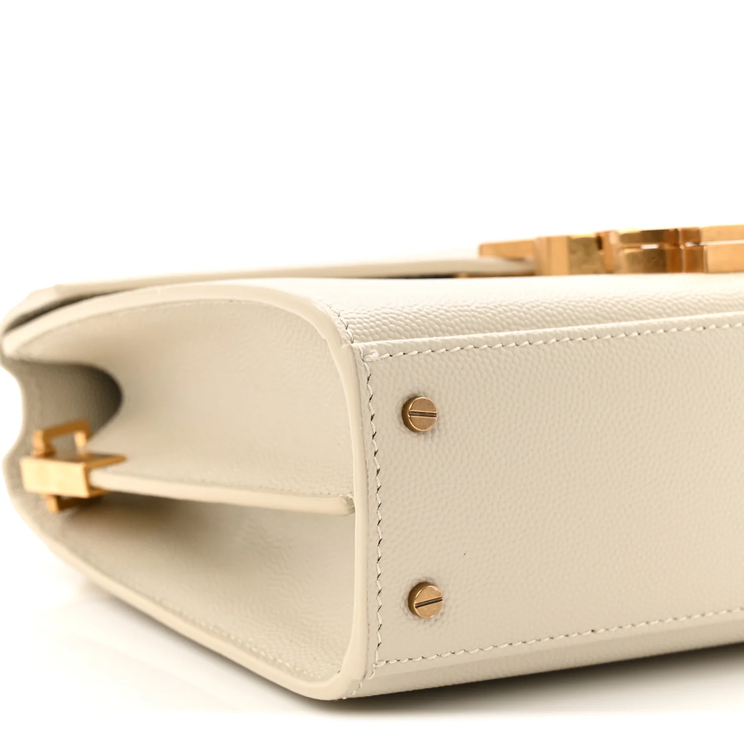 Grain de Poudre Mini Classic Monogram Cassandra Top Handle Vintage White - Image 9