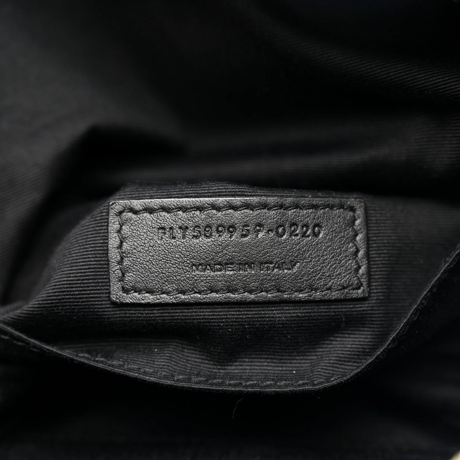 Grain De Poudre Monogram Belt Bag Black - Image 7