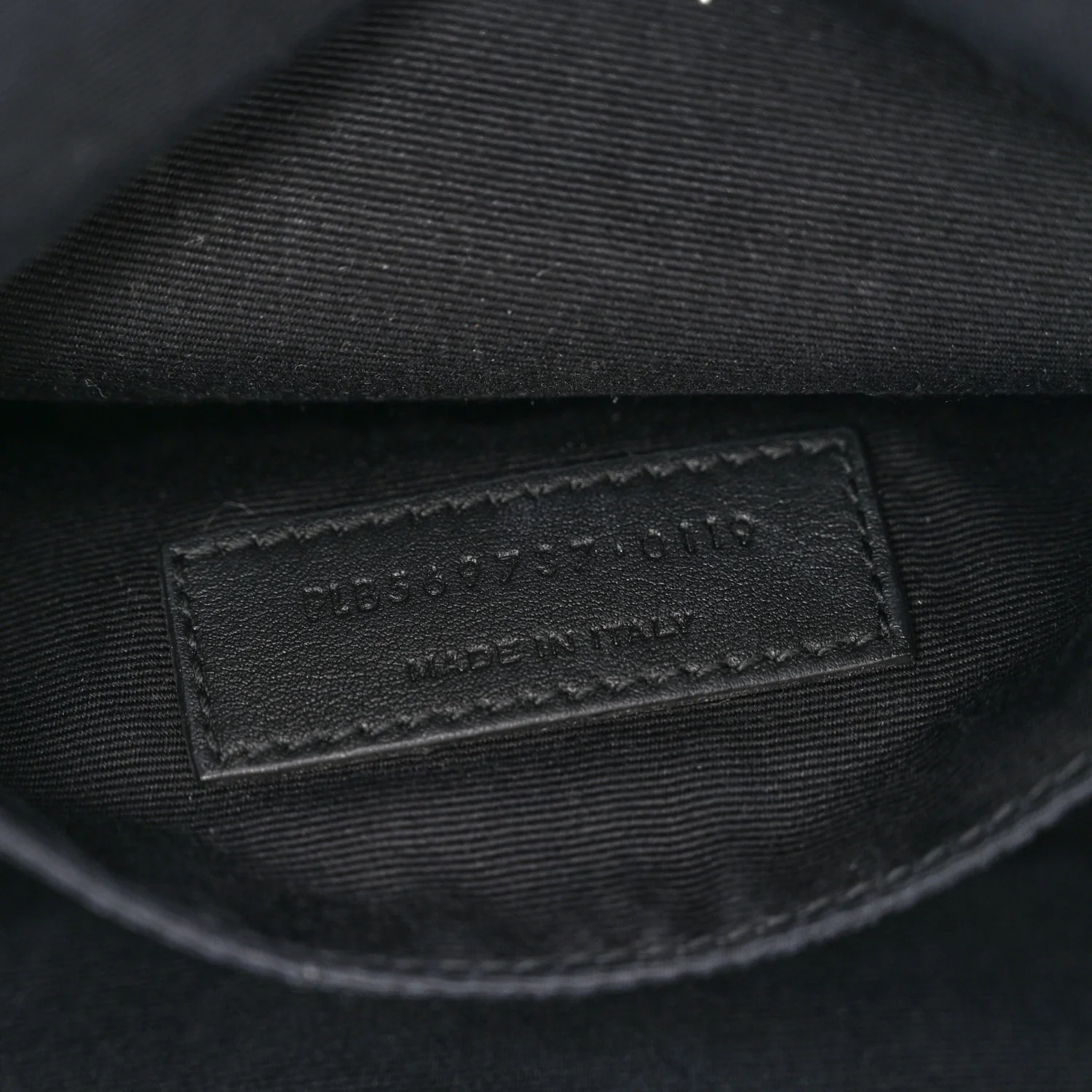 Grain De Poudre Monogram Belt Bag Black - Image 7