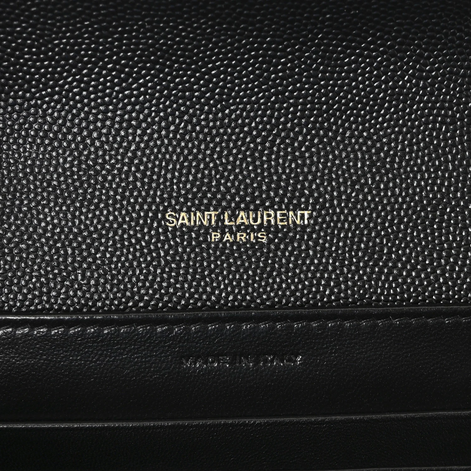 Grain De Poudre Monogram Cassandra Chain Wallet Black - Image 6