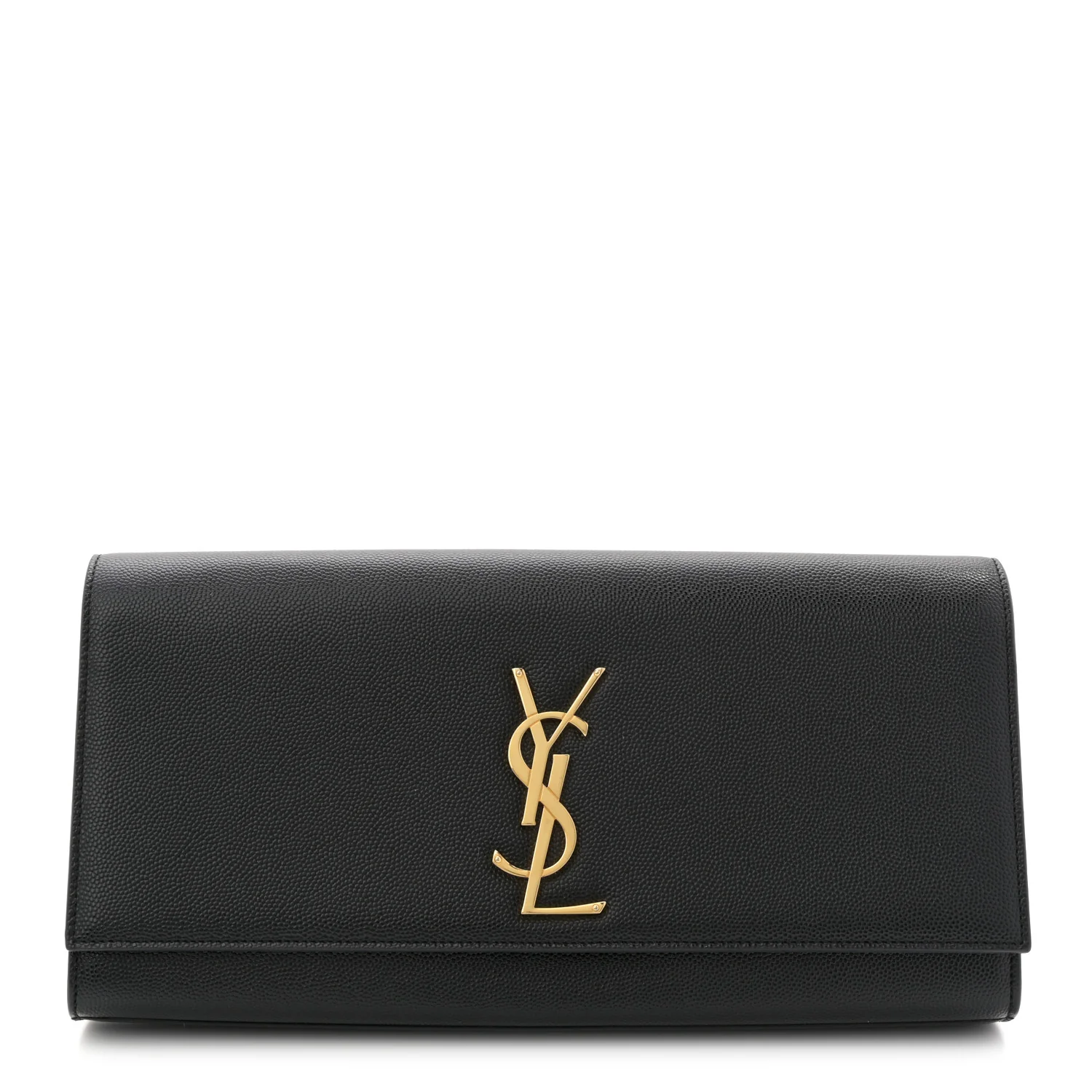 Grain De Poudre Monogram Cassandre Clutch Black