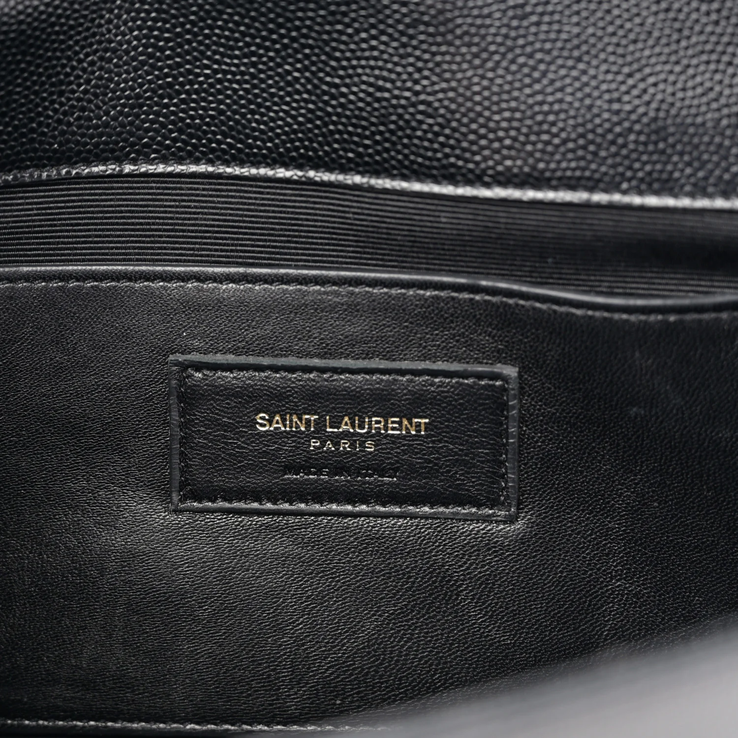 Grain De Poudre Monogram Cassandre Clutch Black - Image 6