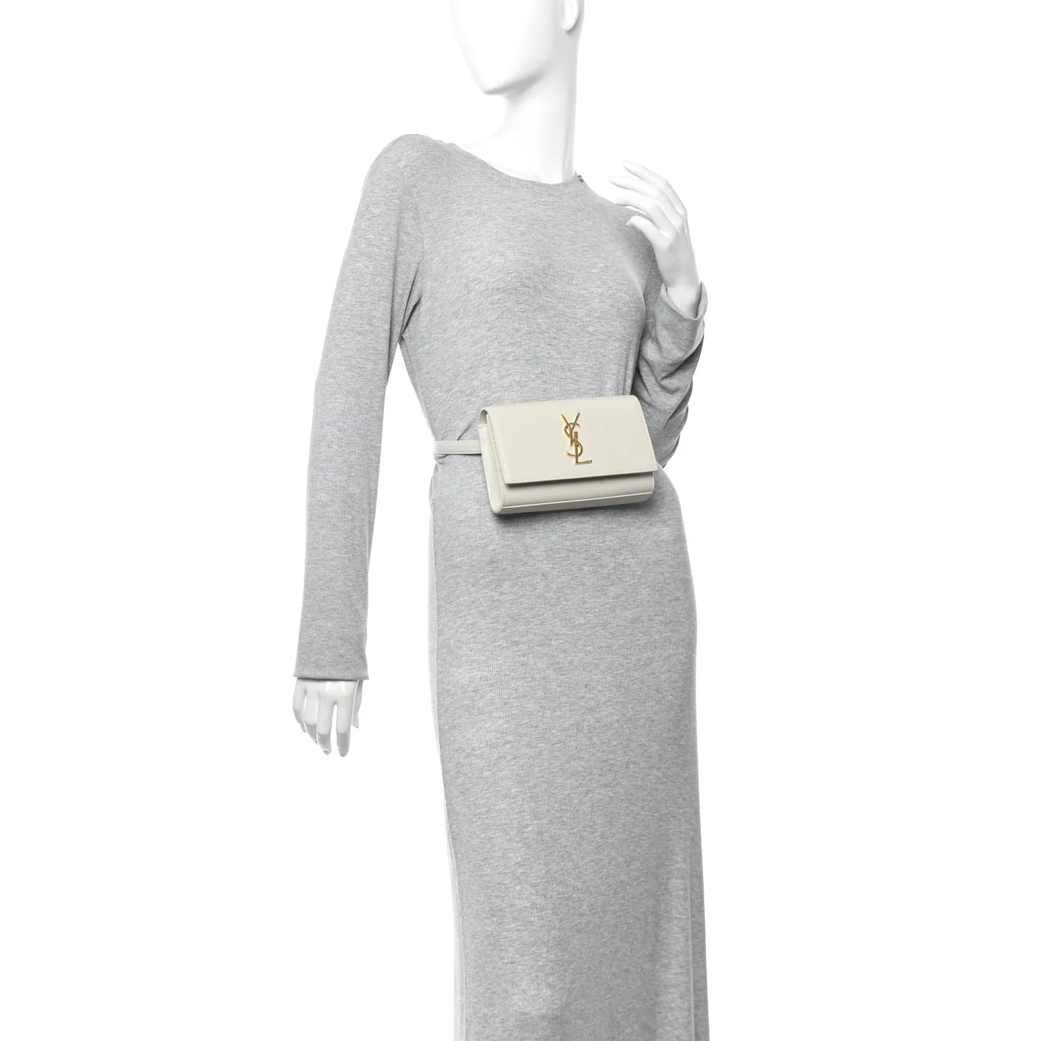 Grain De Poudre Monogram Kate Belt Bag Crema Soft - Image 3