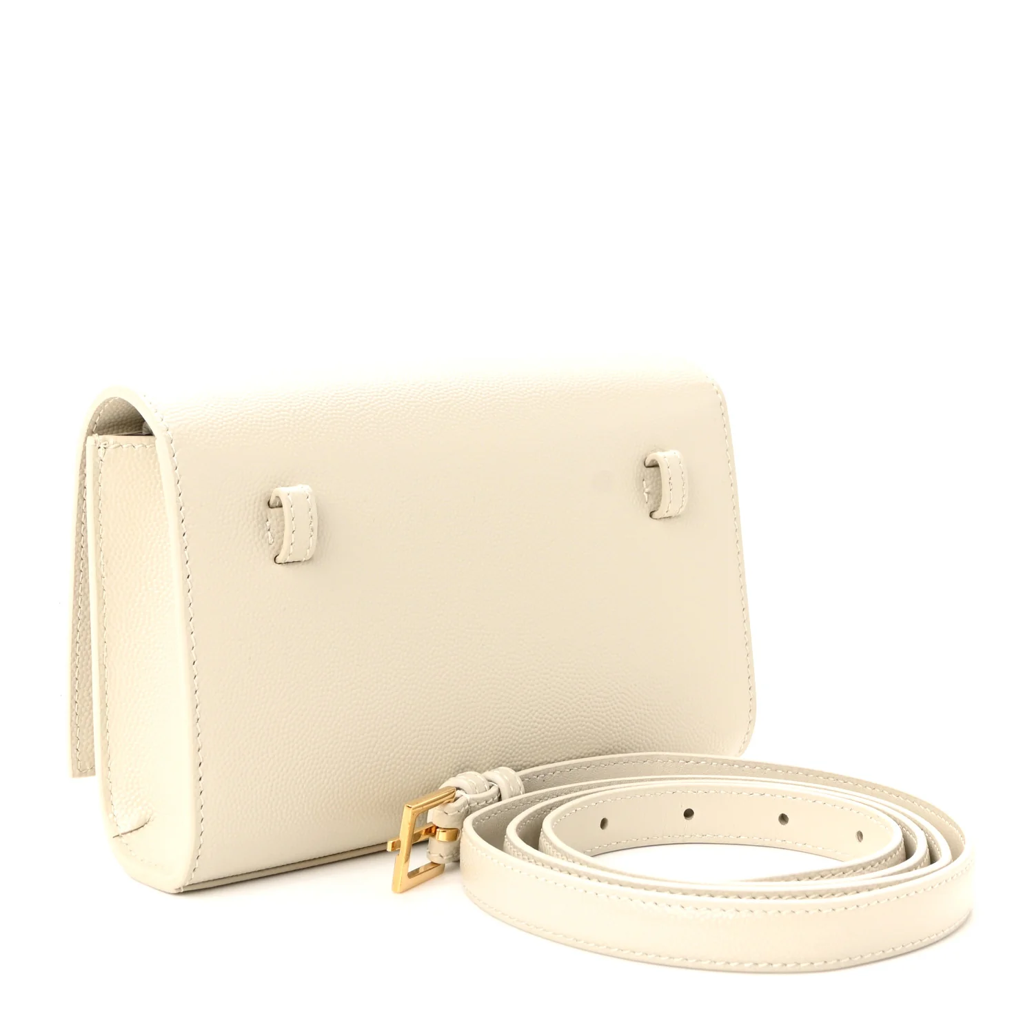 Grain De Poudre Monogram Kate Belt Bag Crema Soft - Image 4
