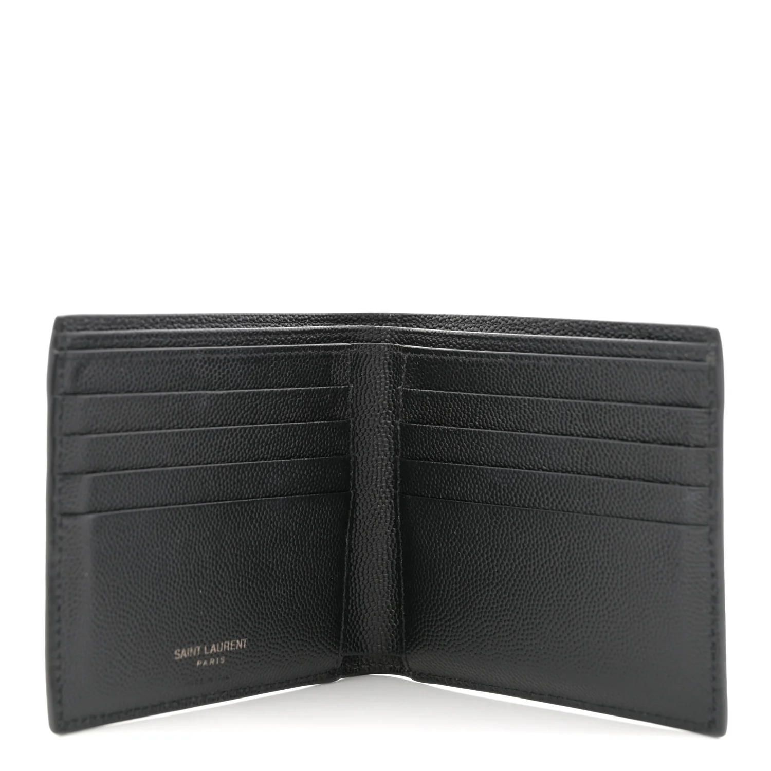 Grain De Poudre Monogram Monochrome Bifold Wallet Black - Image 5