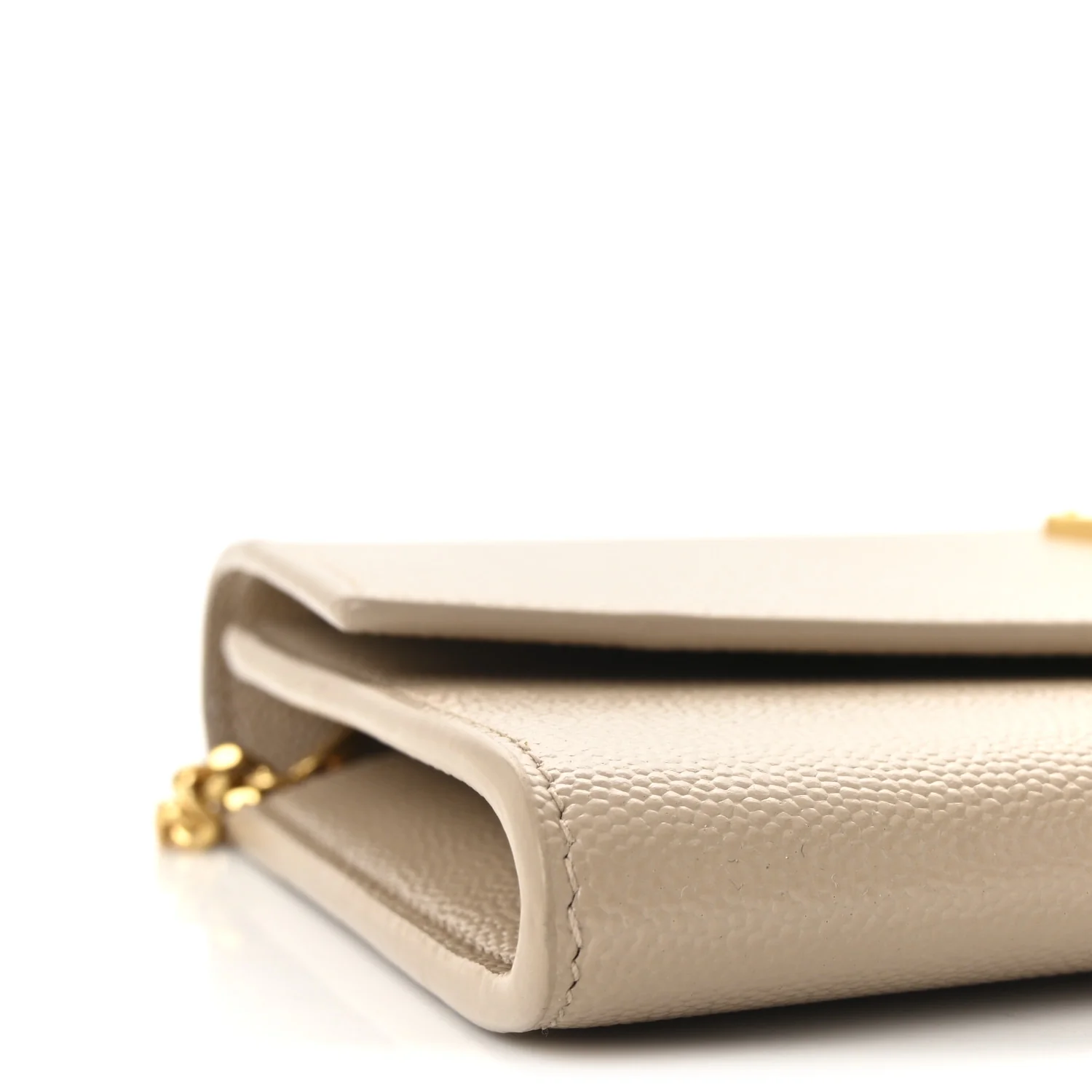 Grain De Poudre Monogram Uptown Chain Wallet Dark Beige - Image 8