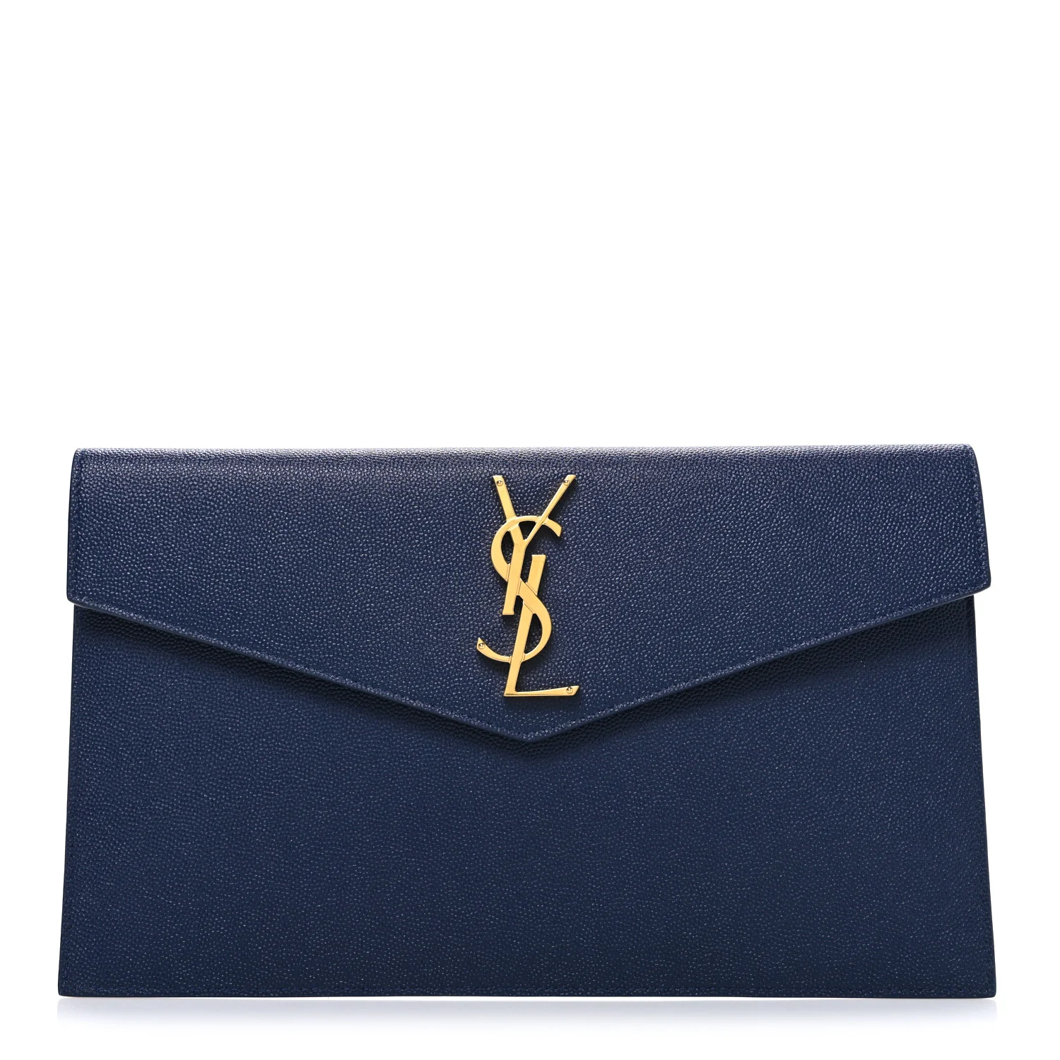 Grain De Poudre Monogram Uptown Pouch Blue Charron