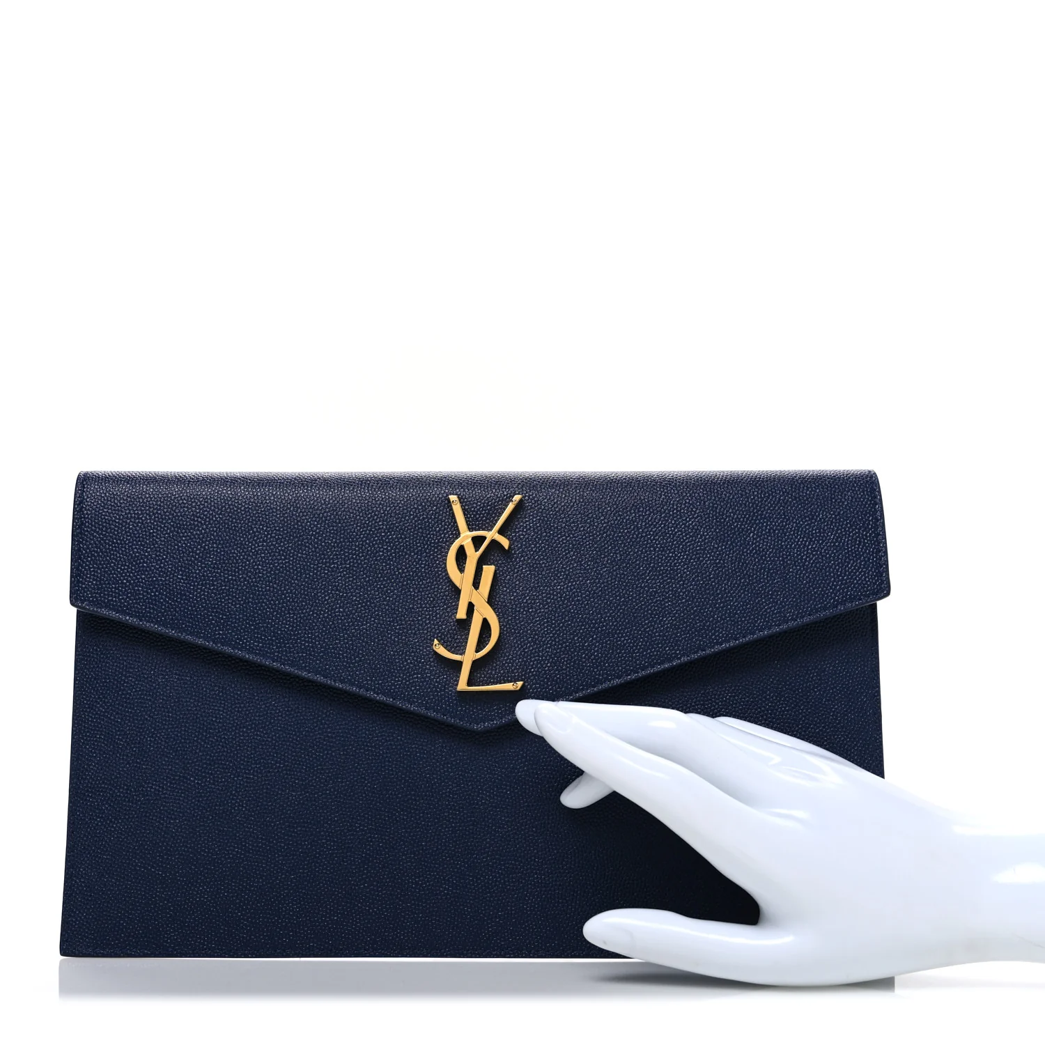 Grain De Poudre Monogram Uptown Pouch Blue Charron - Image 2