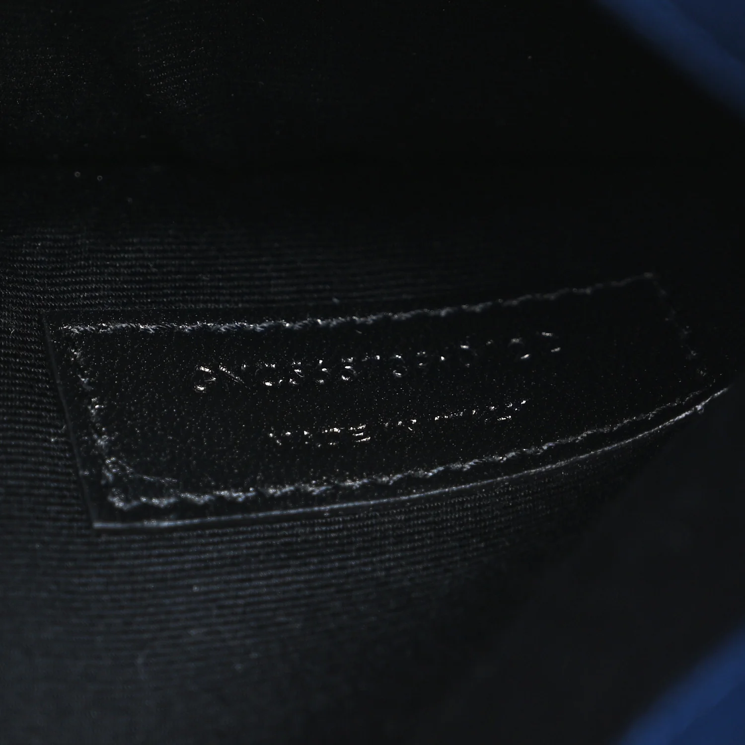 Grain De Poudre Monogram Uptown Pouch Blue Charron - Image 7