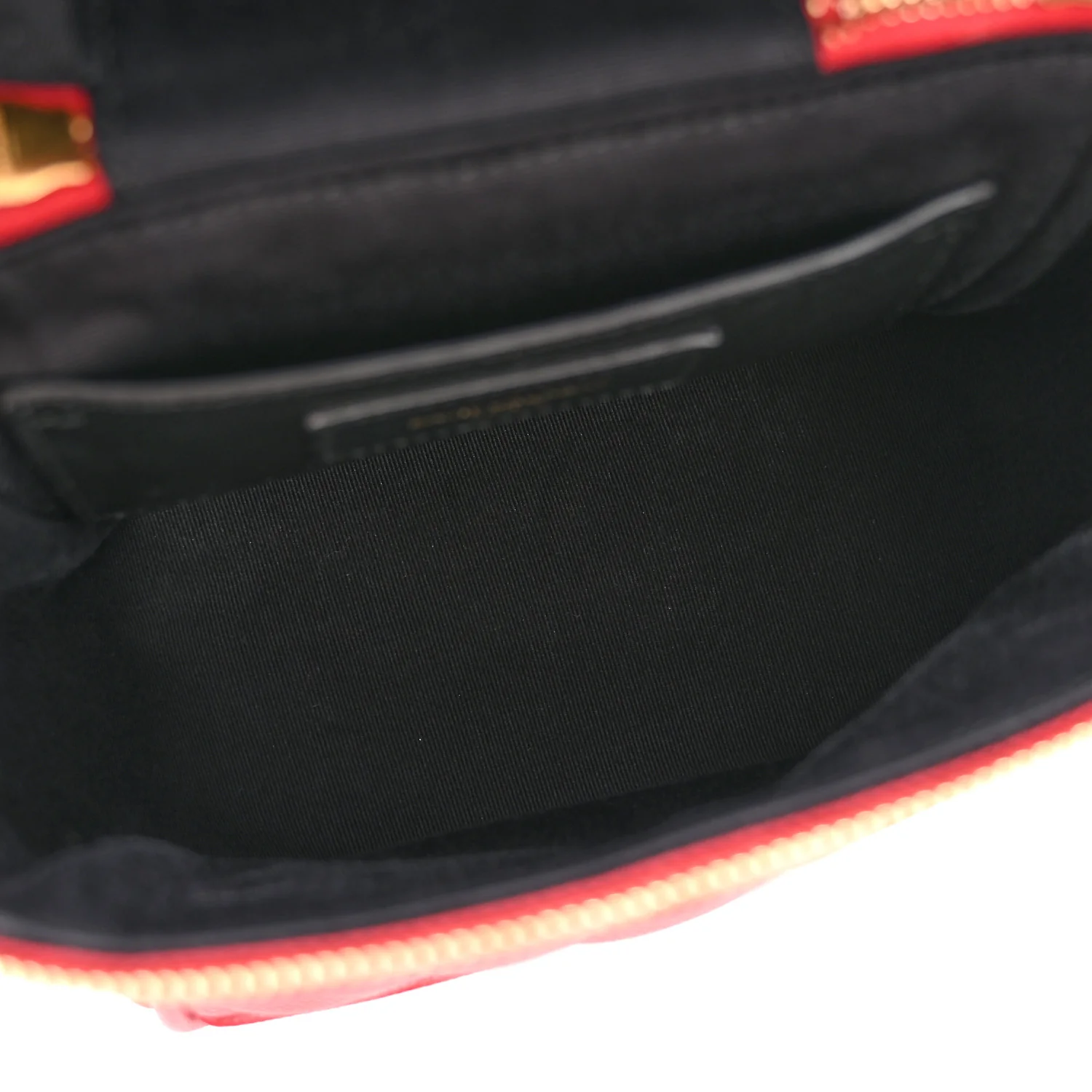 Grain de Poudre Quilted 80's Vanity Bag Rouge Eros - Image 5