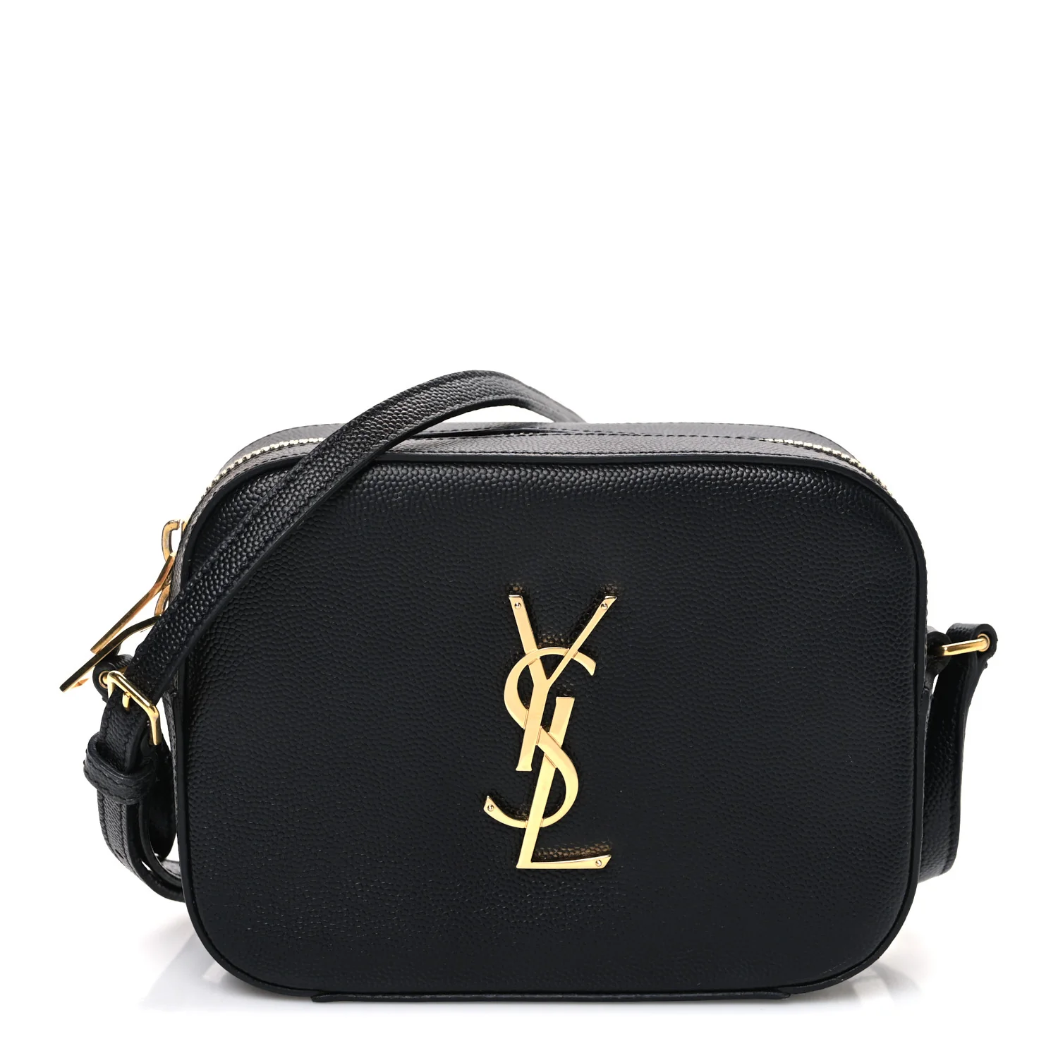 Grain De Poudre Small Classic Monogram Camera Bag Black