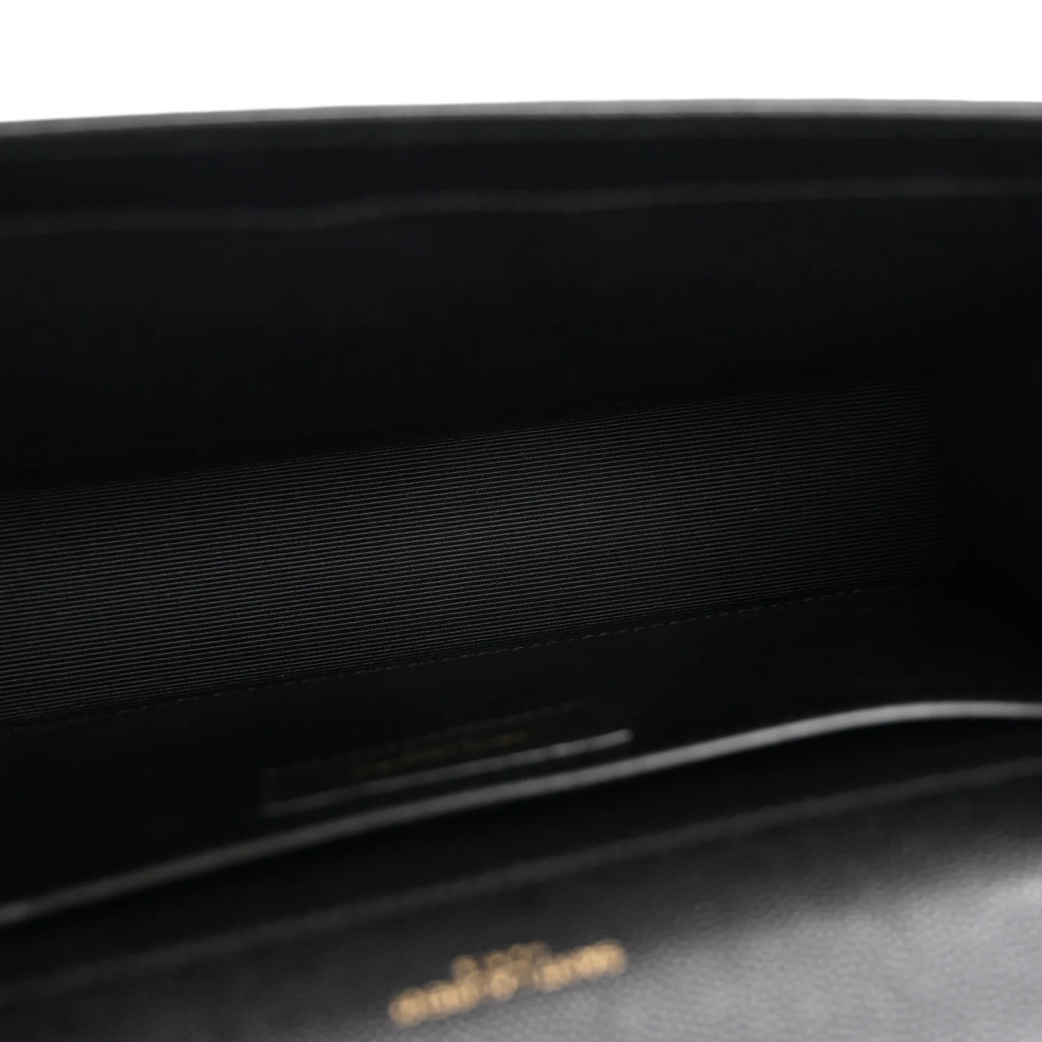 Grain De Poudre Small Classic Monogram Kate Tassel Satchel Black - Image 5