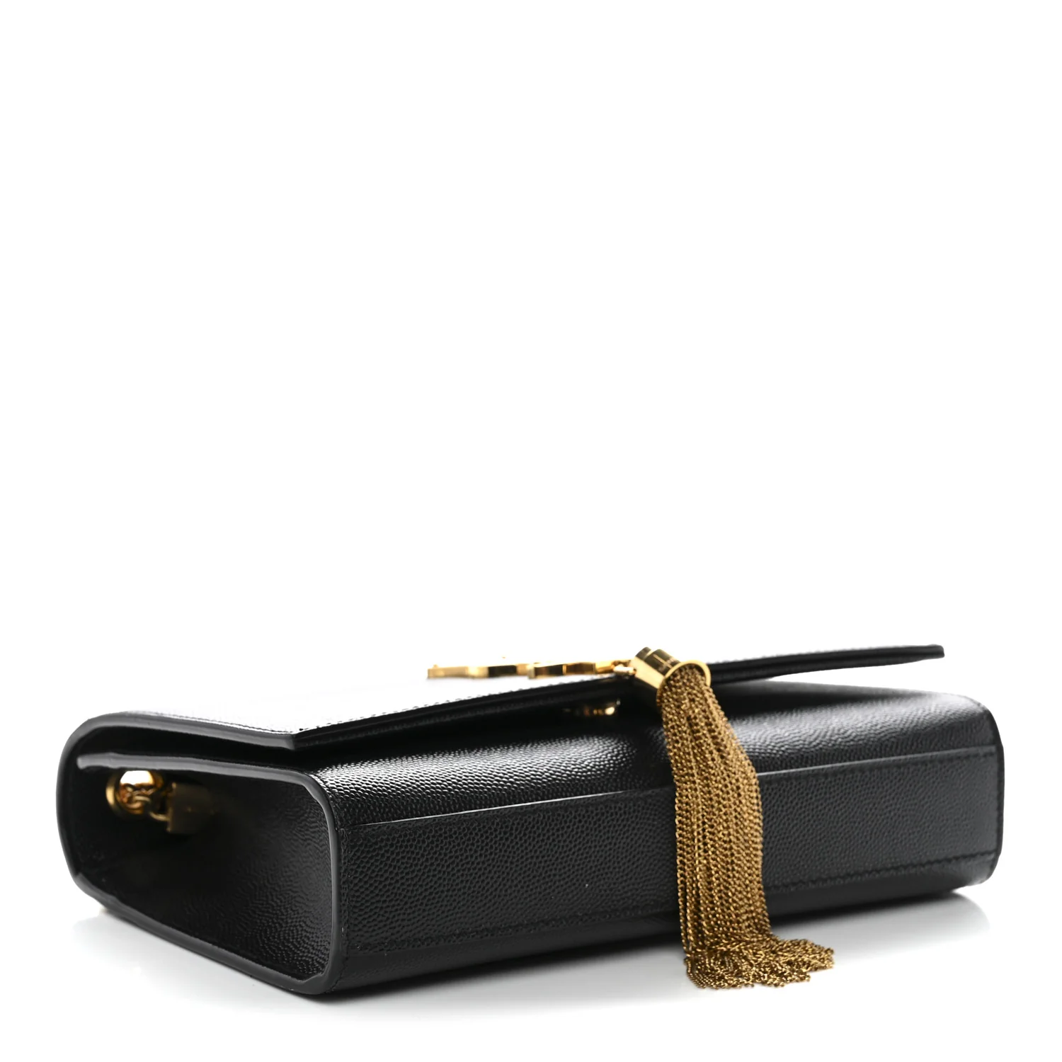 Grain De Poudre Small Classic Monogram Kate Tassel Satchel Black - Image 3