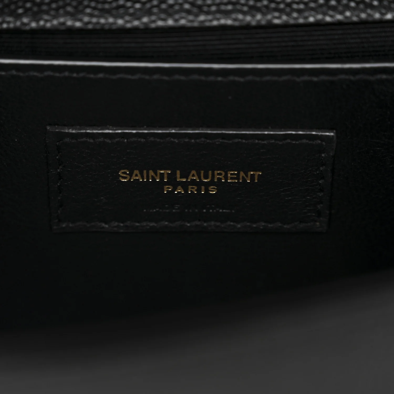 Grain De Poudre Small Classic Monogram Kate Tassel Satchel Black - Image 5