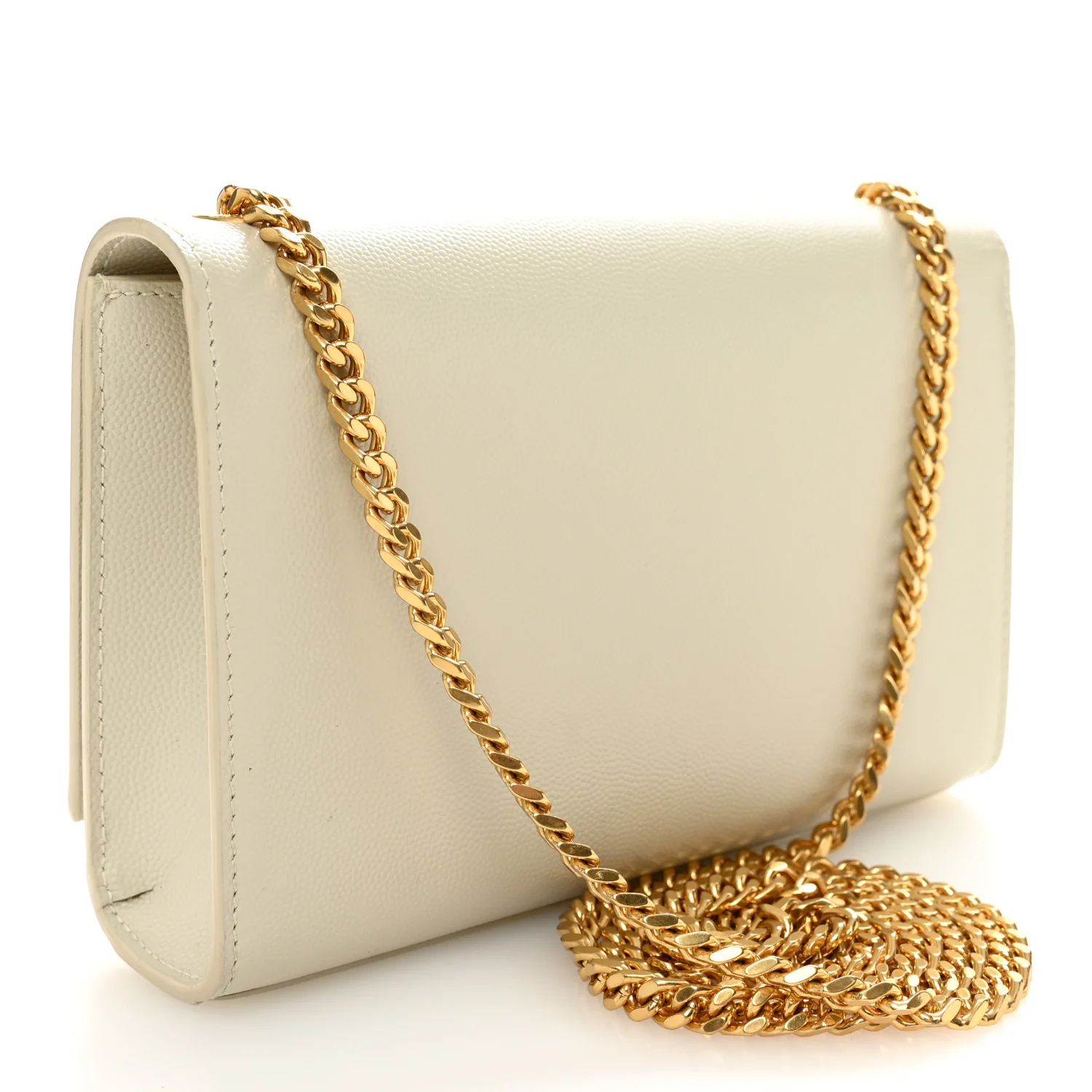 Grain De Poudre Small Classic Monogram Kate Tassel Satchel Blanc Vintage - Image 3