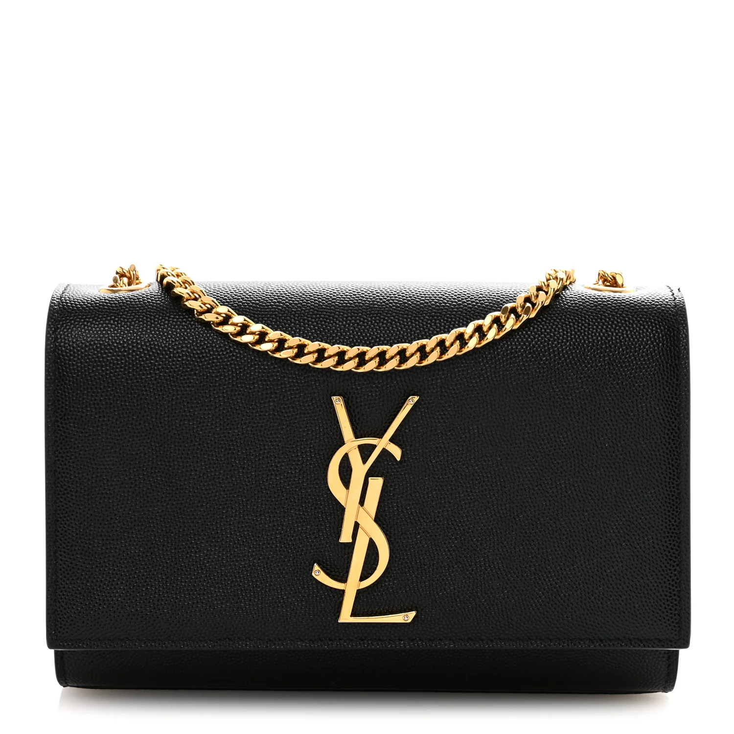 Grain De Poudre Small Monogram Kate Satchel Black
