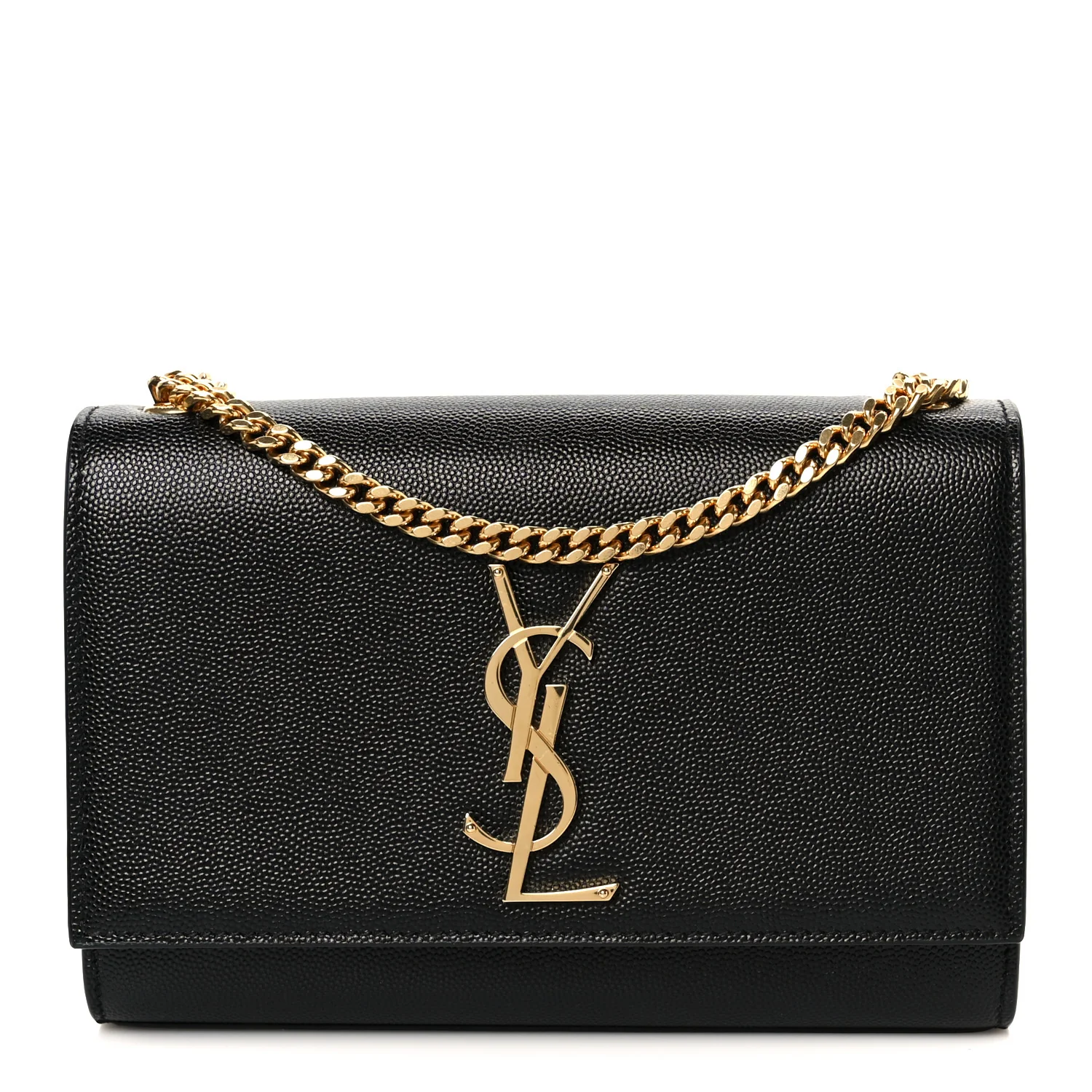 Grain De Poudre Small Monogram Kate Satchel Black