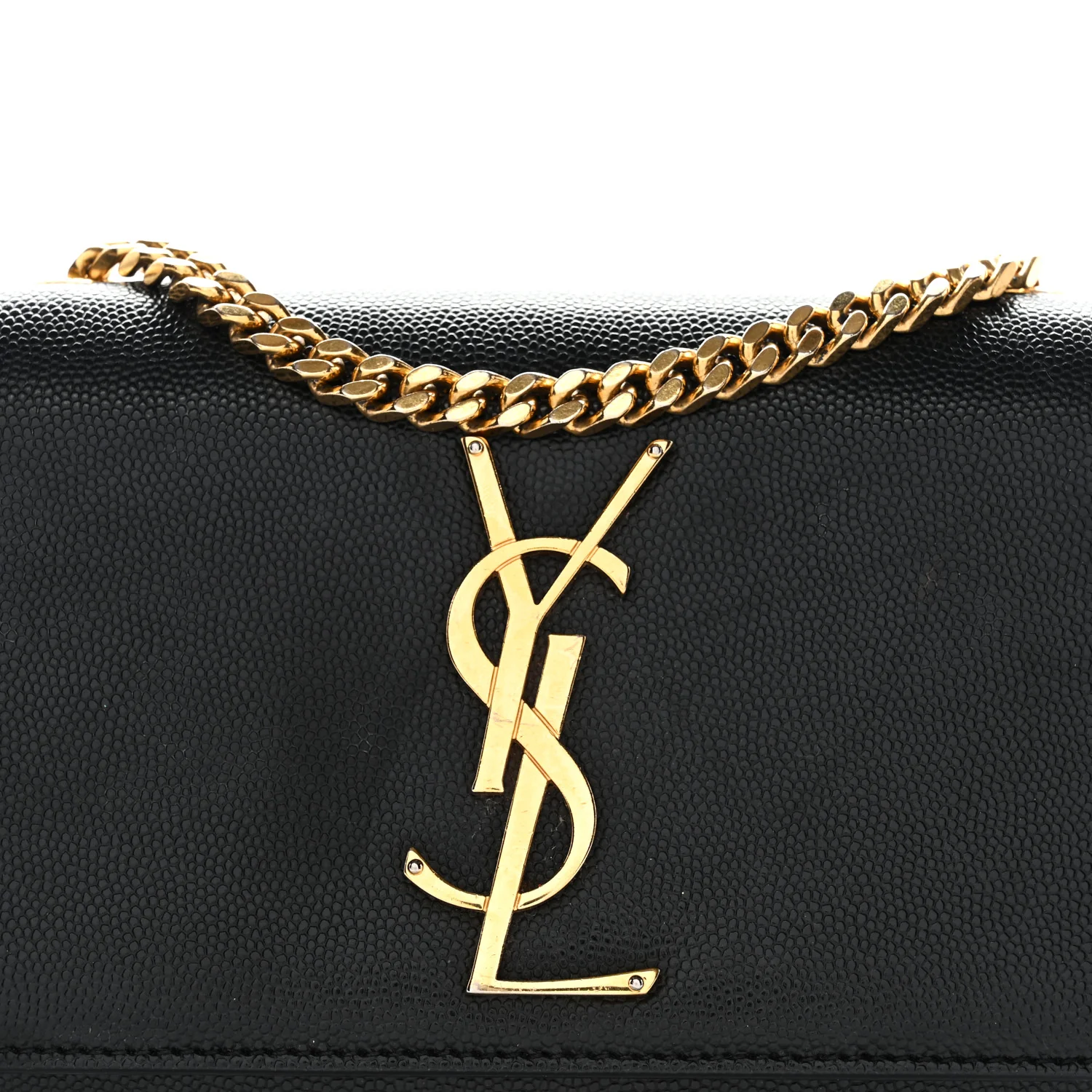 Grain De Poudre Small Monogram Kate Satchel Black - Image 8