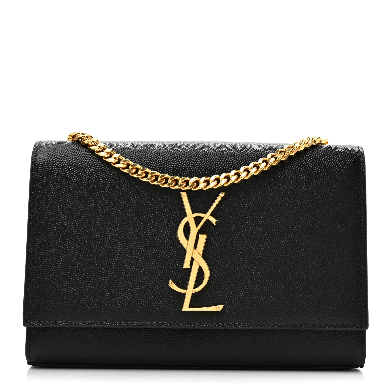 Grain De Poudre Small Monogram Kate Satchel Black