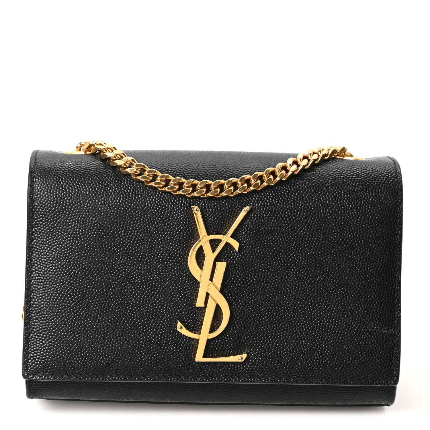 Grain De Poudre Small Monogram Kate Satchel Black
