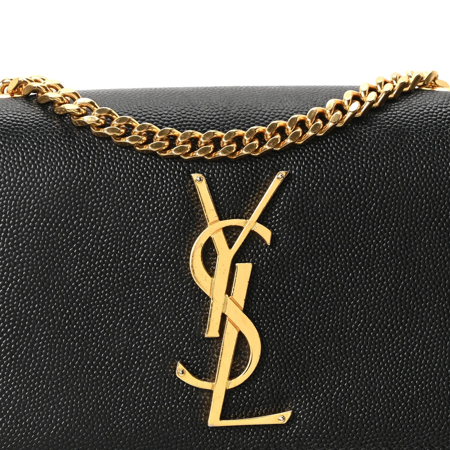 Grain De Poudre Small Monogram Kate Satchel Black - Image 8