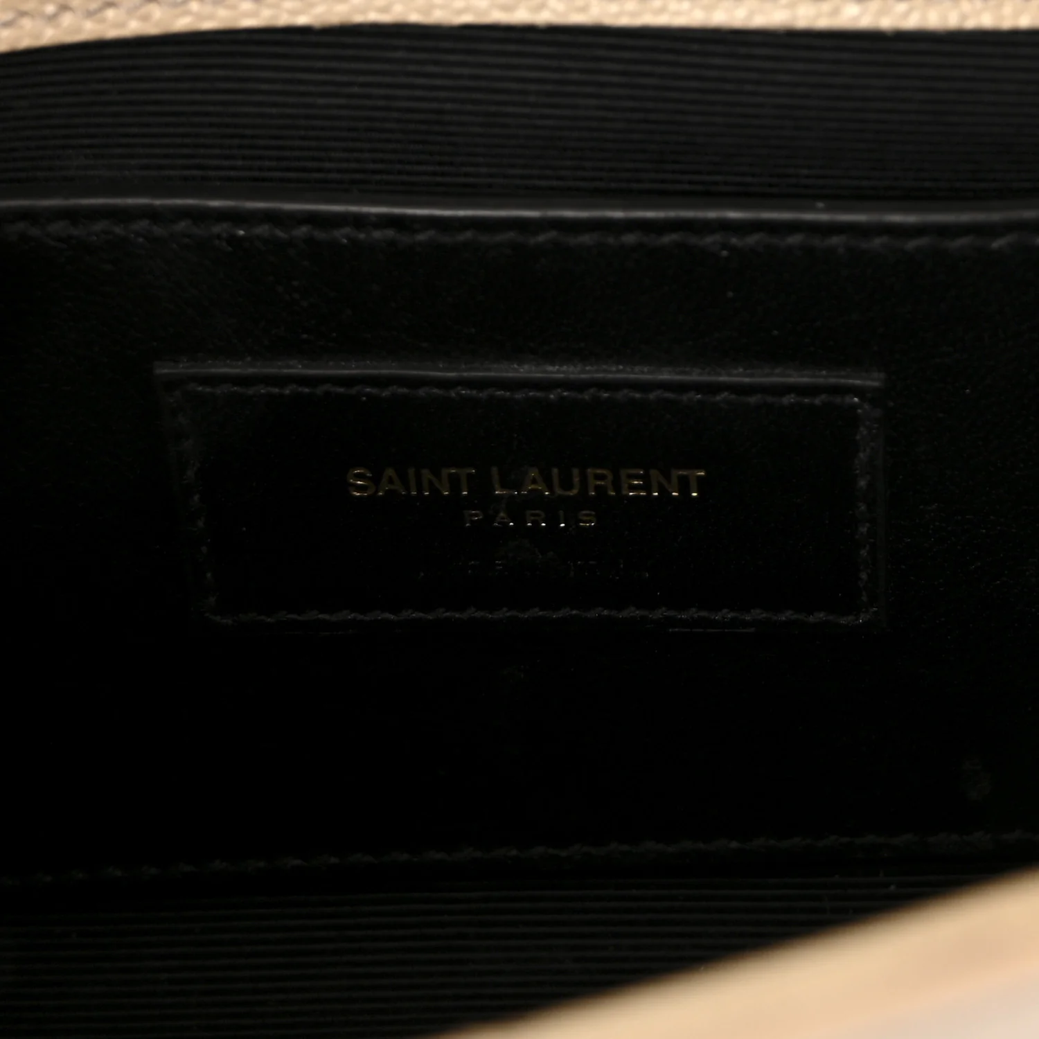 Grain De Poudre Small Monogram Kate Satchel Dark Beige - Image 6