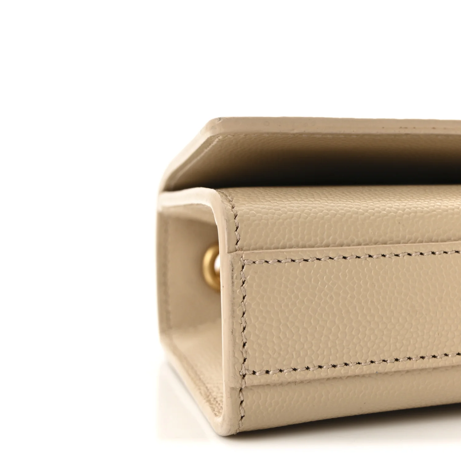 Grain De Poudre Small Monogram Kate Satchel Dark Beige - Image 8