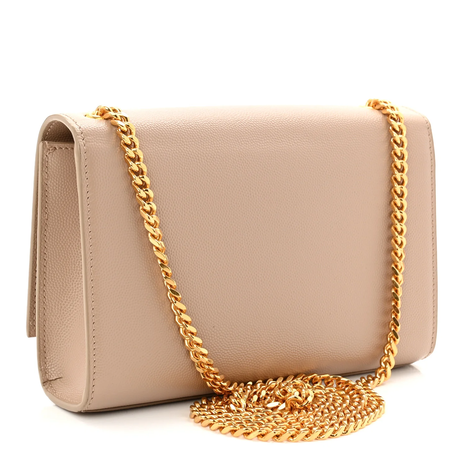 Grain De Poudre Small Monogram Kate Satchel Dark Beige - Image 5