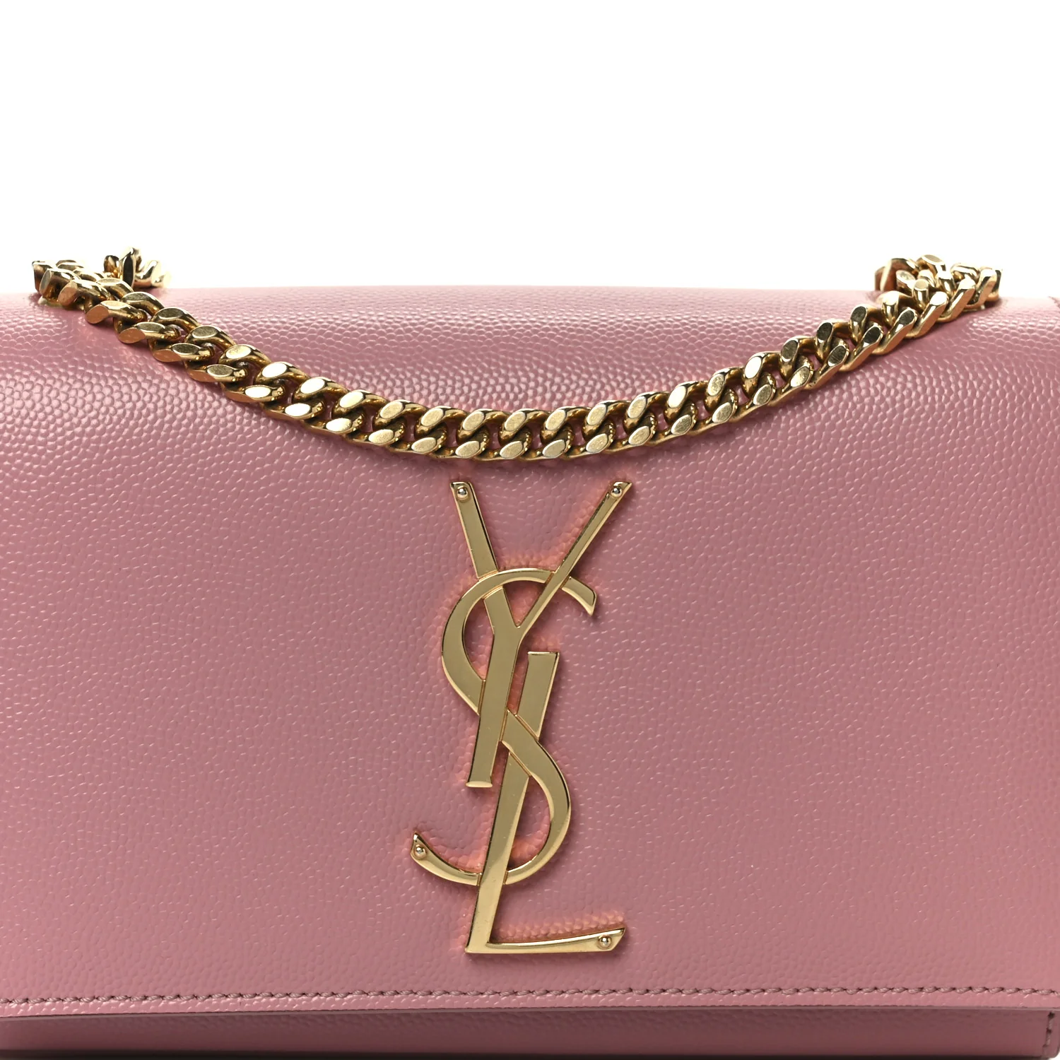 Grain De Poudre Small Monogram Kate Satchel Dark Rose - Image 9