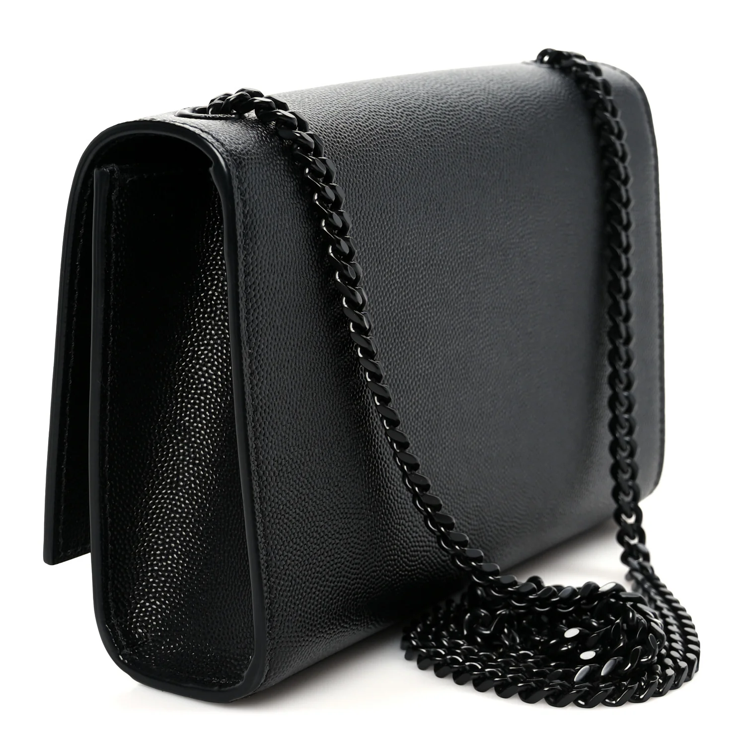 Grain De Poudre Small Monogram Monochrome Kate Satchel Black - Image 3