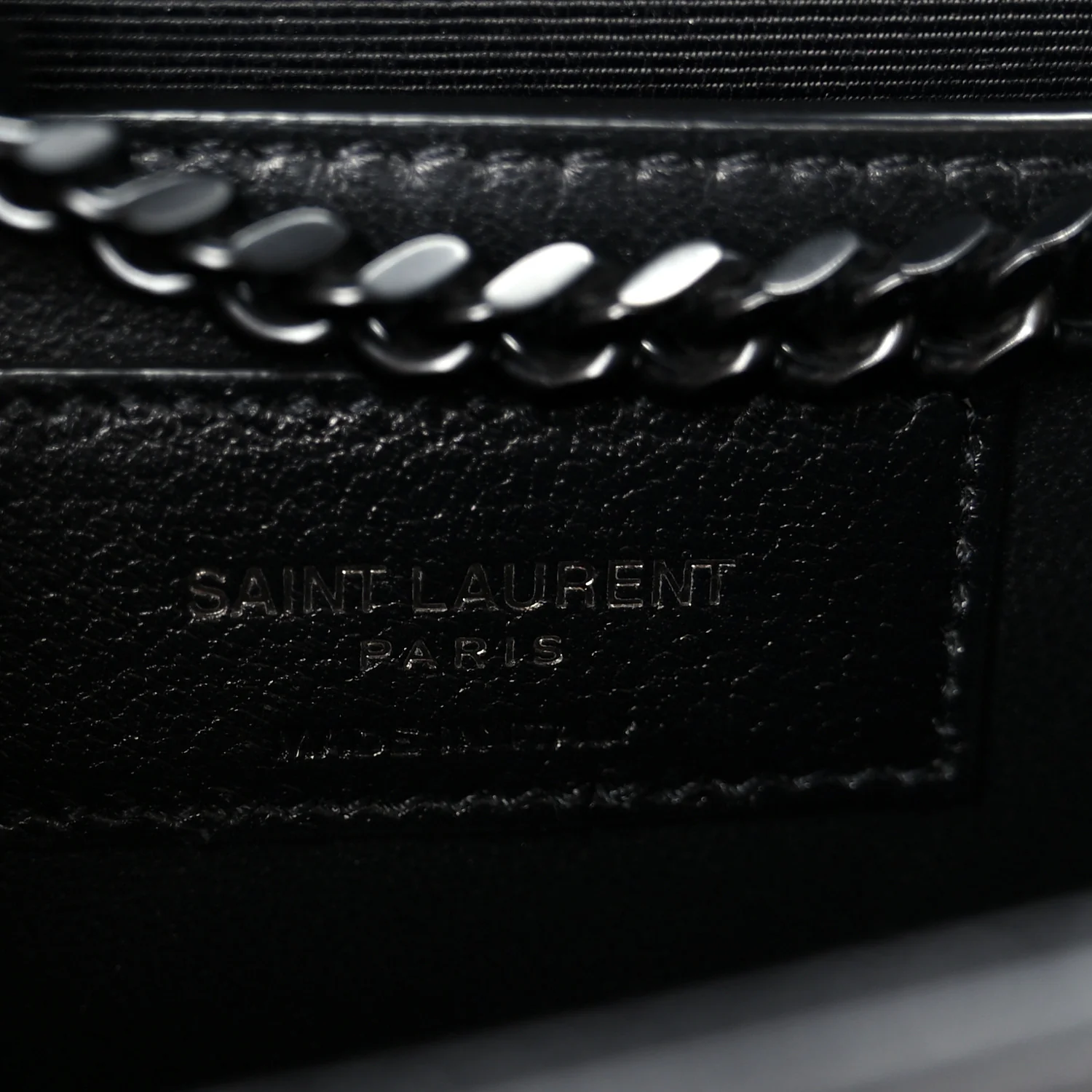 Grain De Poudre Small Monogram Monochrome Kate Satchel Black - Image 7