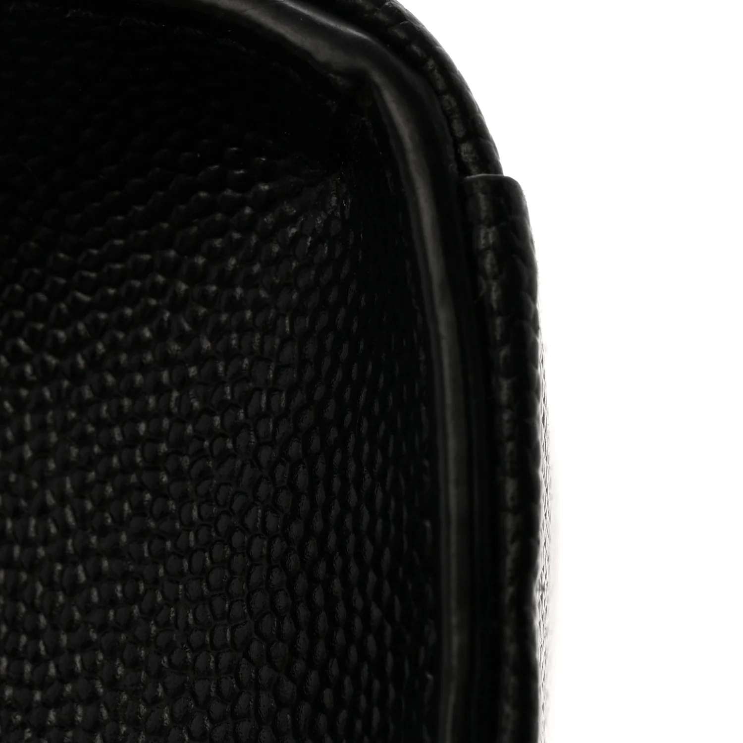 Grain De Poudre Textured Mixed Matelasse Triquilt Medium Monogram Monochrome Satchel Black - Image 12