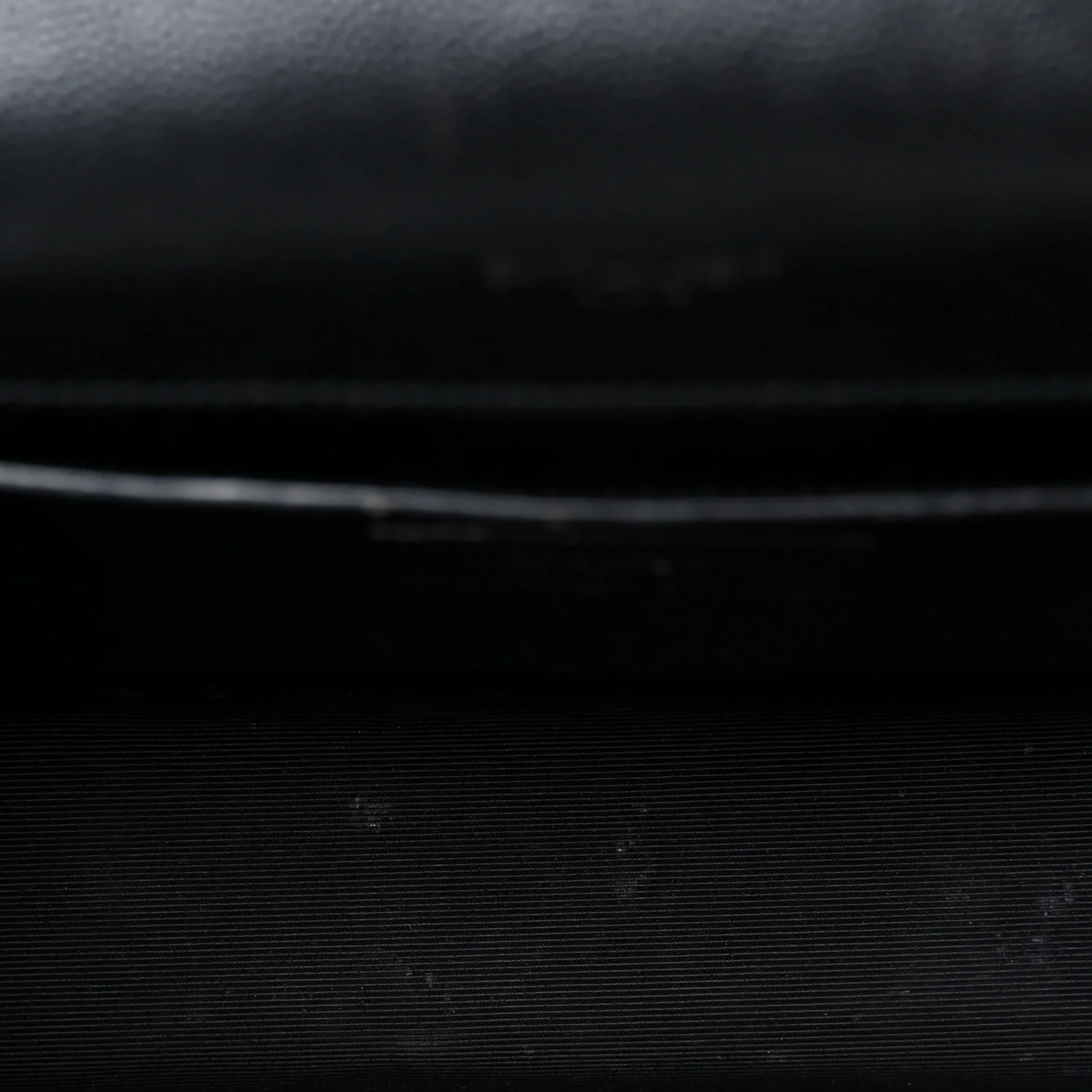 Grain De Poudre Textured Mixed Matelasse Triquilt Medium Monogram Monochrome Satchel Black - Image 5