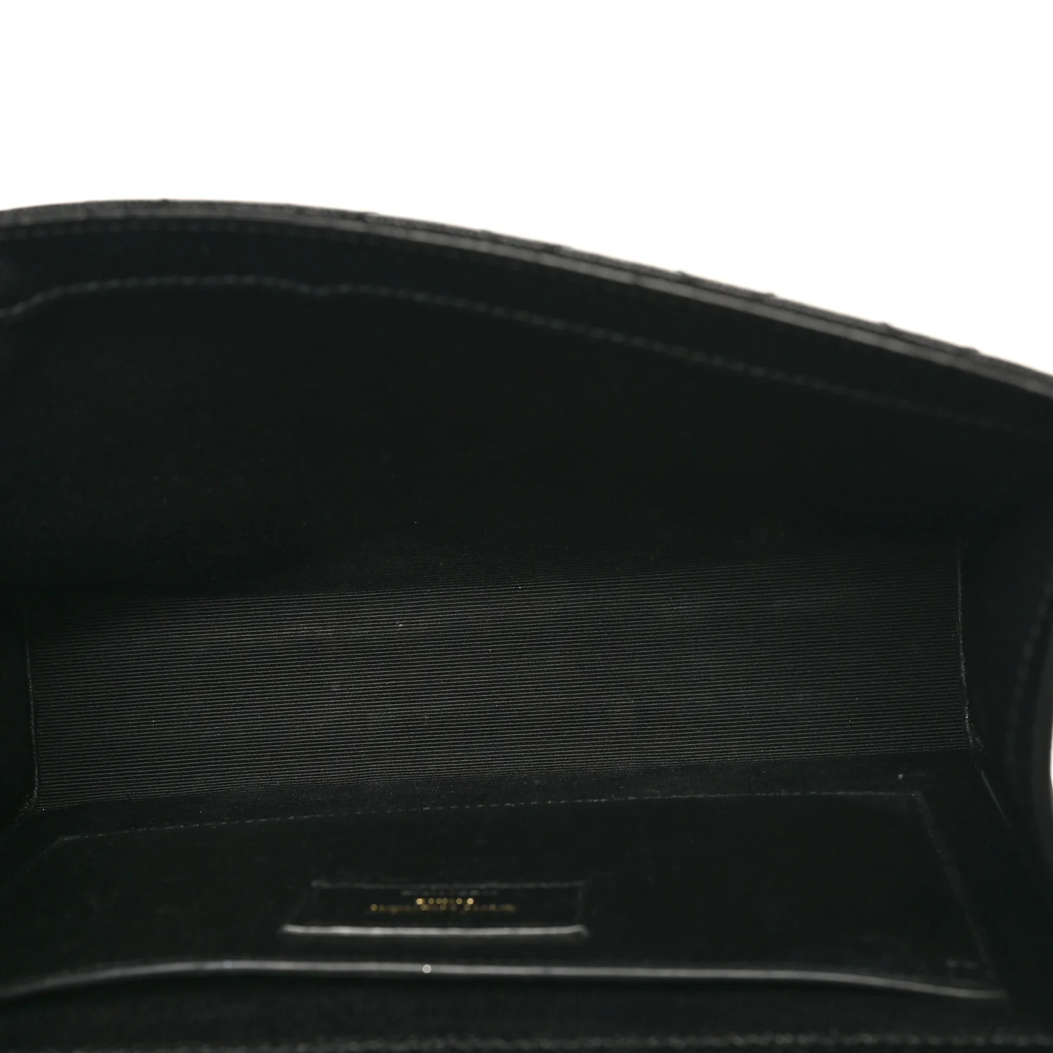 Grain De Poudre Textured Mixed Matelasse Triquilt Medium Monogram Satchel Black - Image 5