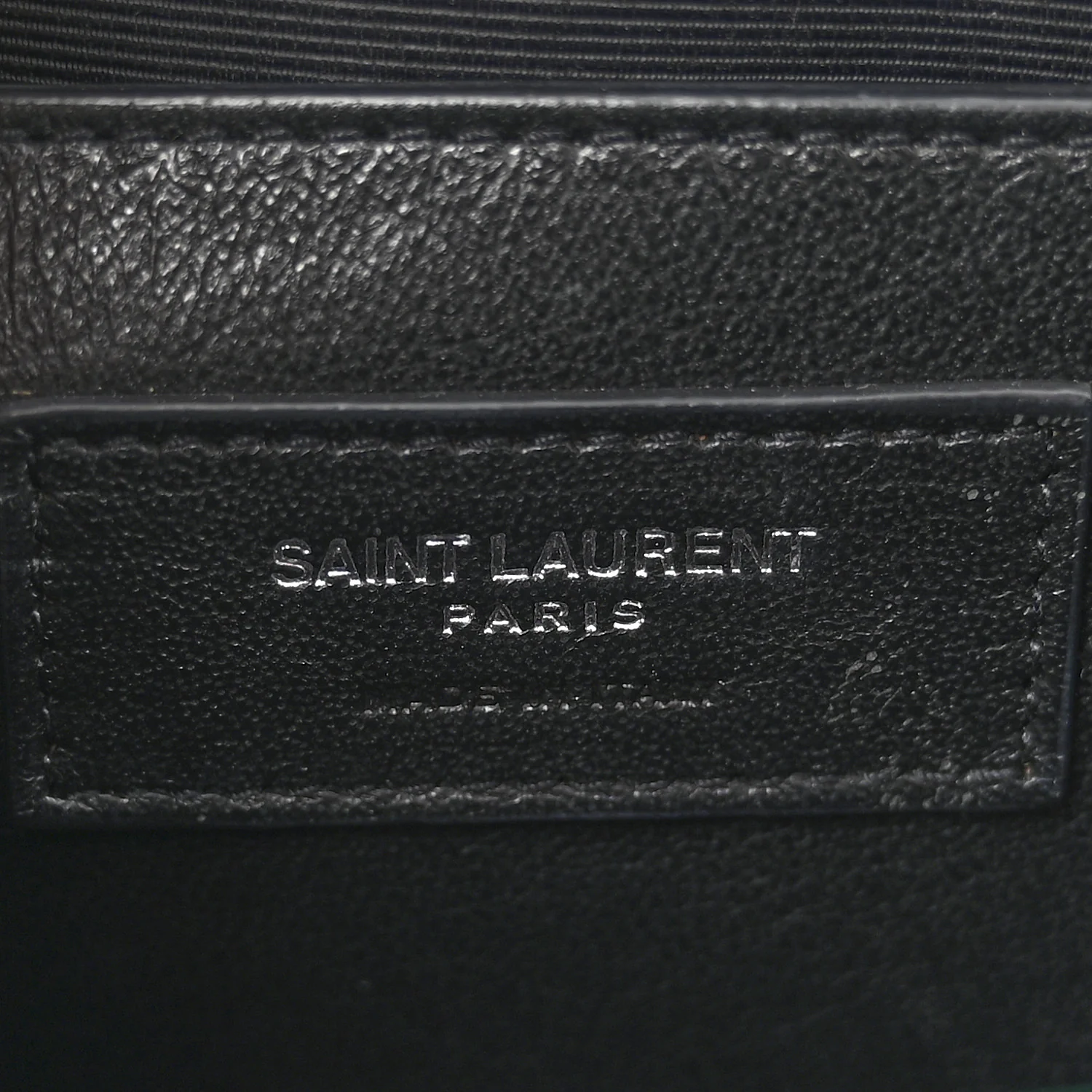 Grain De Poudre Textured Mixed Matelasse Triquilt Medium Monogram Satchel Green - Image 5
