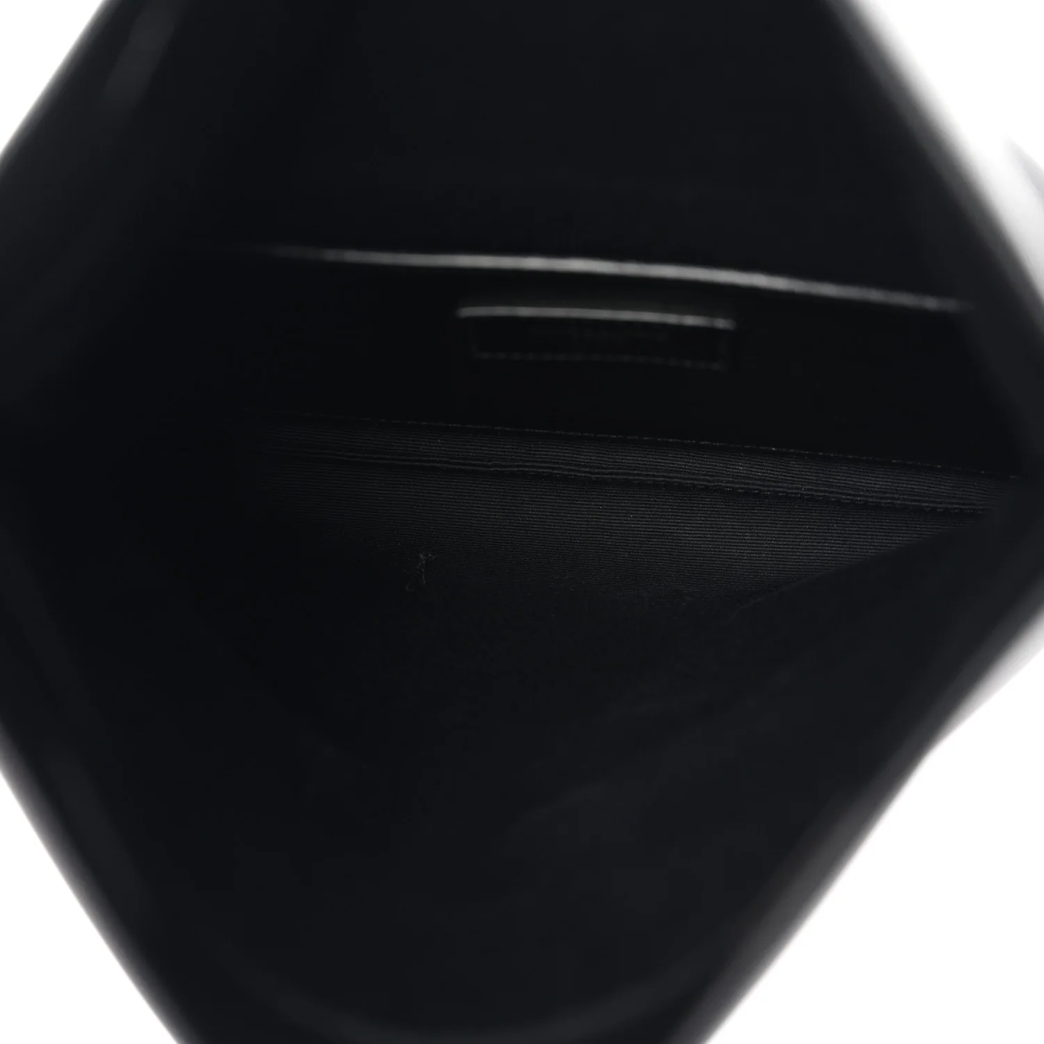 Grain De Poudre West Hollywood Monogram Fold Over Clutch Black - Image 5