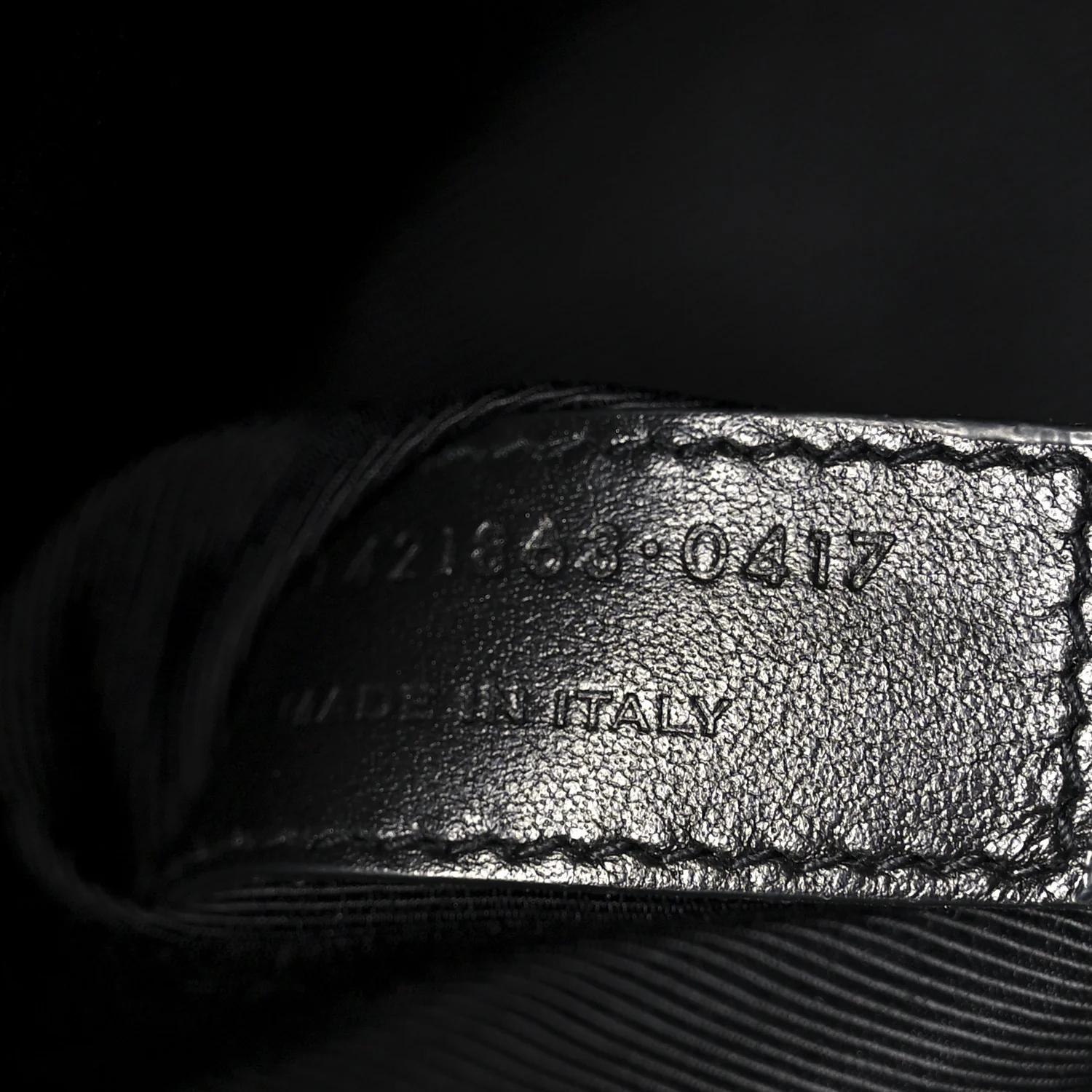 Grained Calfskin Baby Sac De Jour Black - Image 8