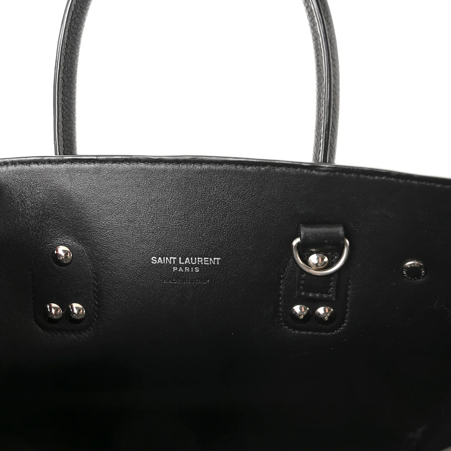 Grained Calfskin Baby Sac De Jour Black - Image 6