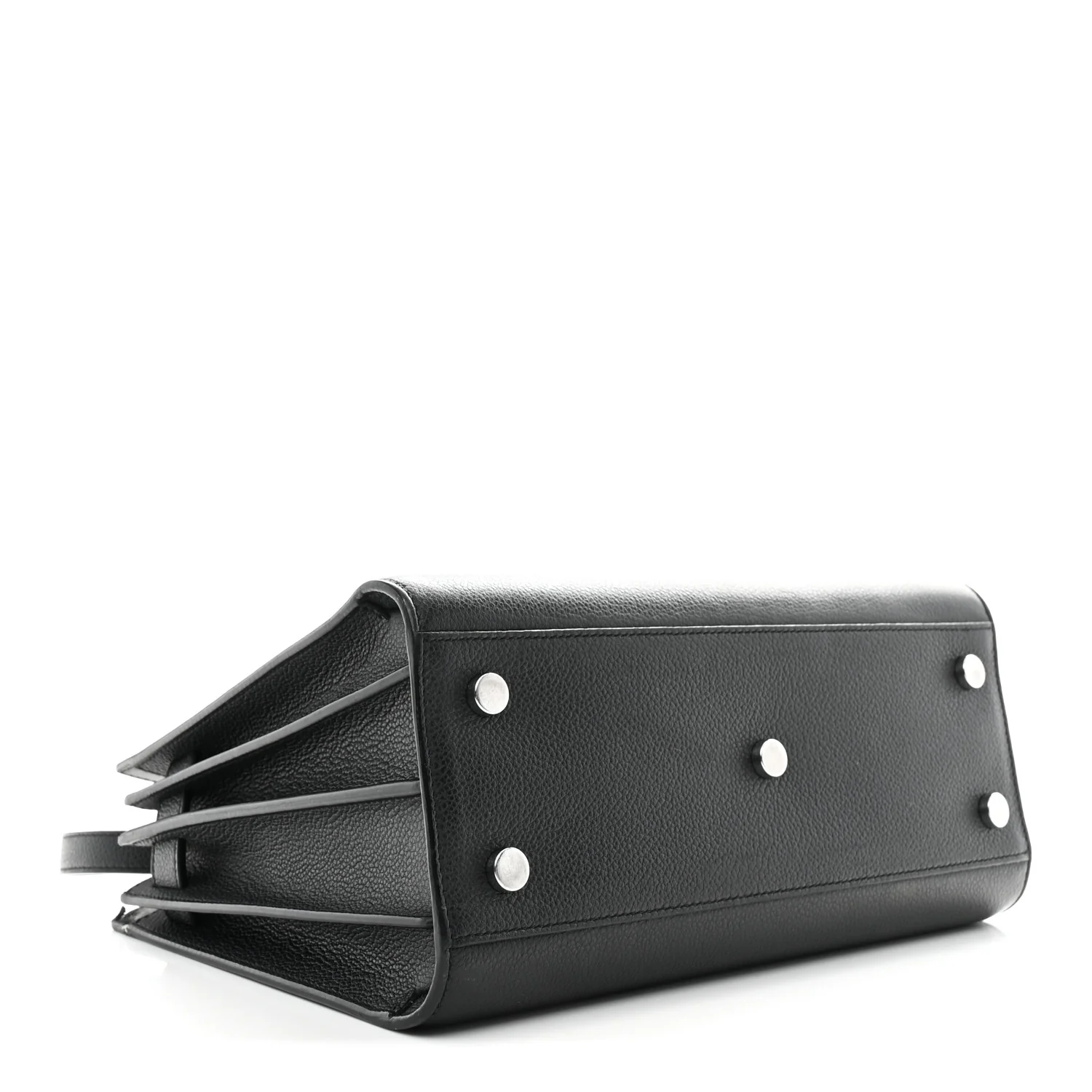 Grained Calfskin Baby Sac De Jour Black - Image 5