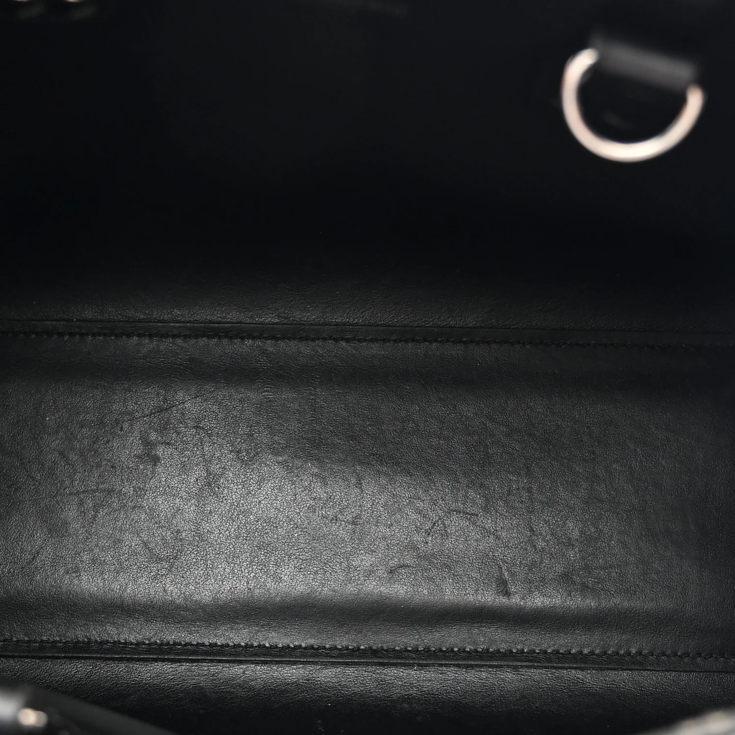 Grained Calfskin Baby Sac De Jour Black - Image 6