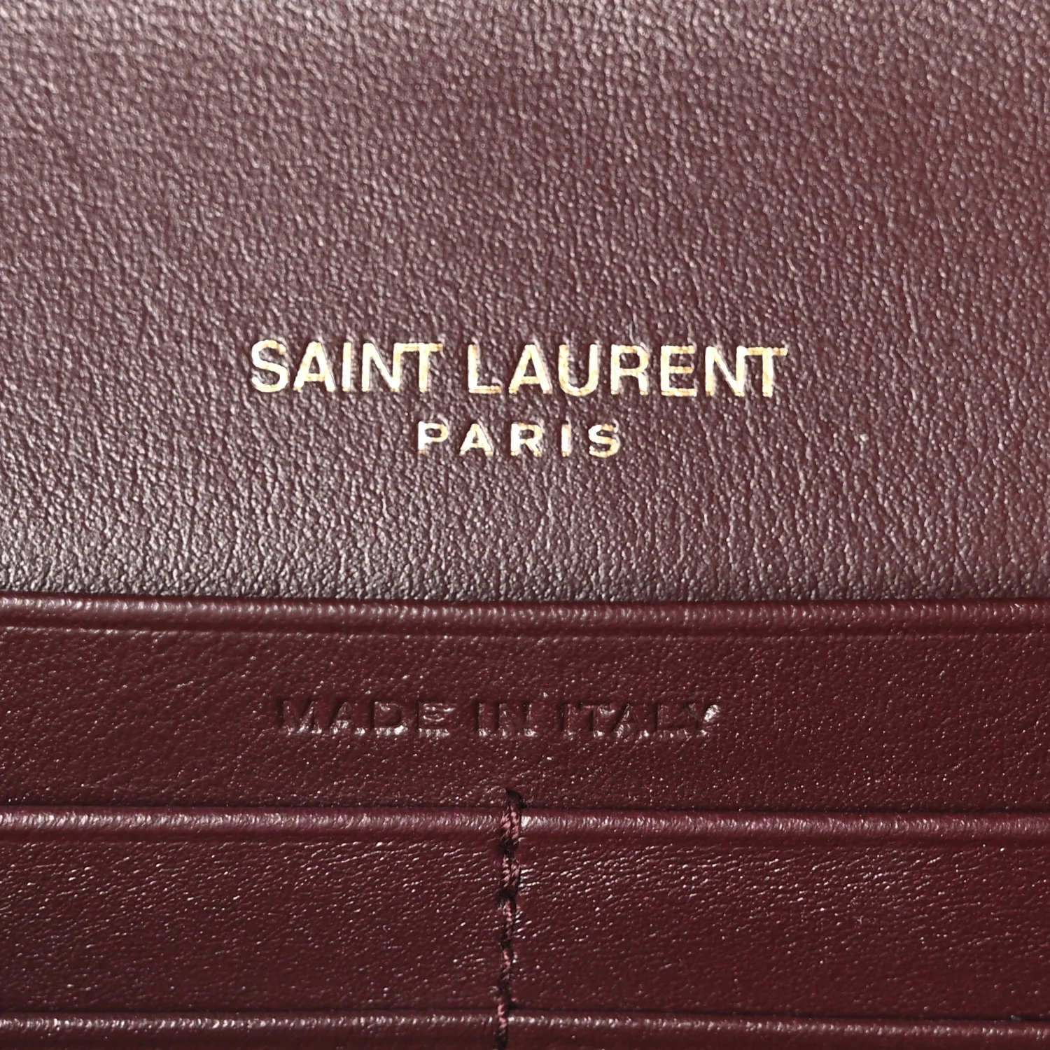 Grained Calfskin Mixed Matelasse Triquilt Monogram Chain Wallet Lava Falls - Image 10