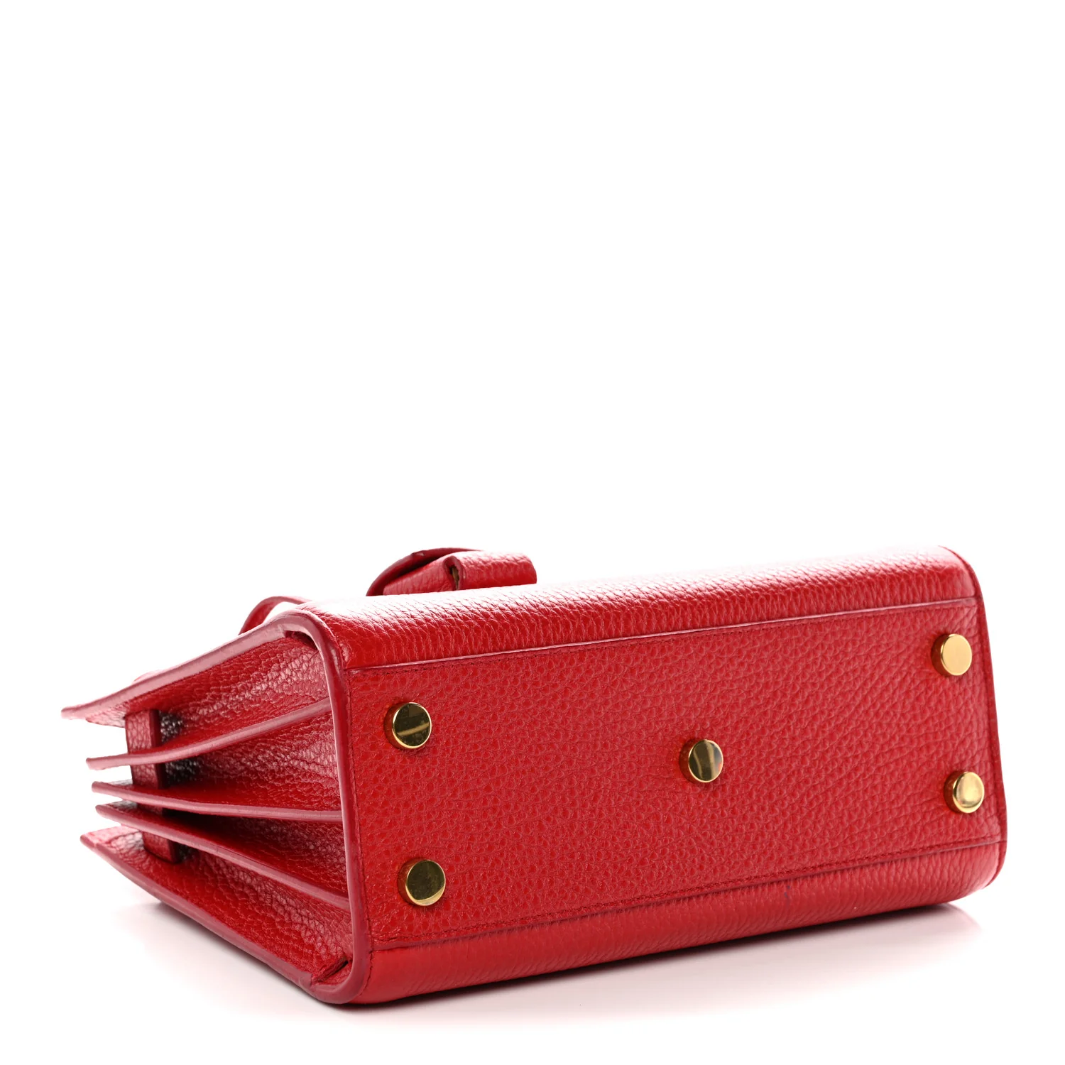 Grained Calfskin Nano Sac De Jour Souple Lipstick Red - Image 4