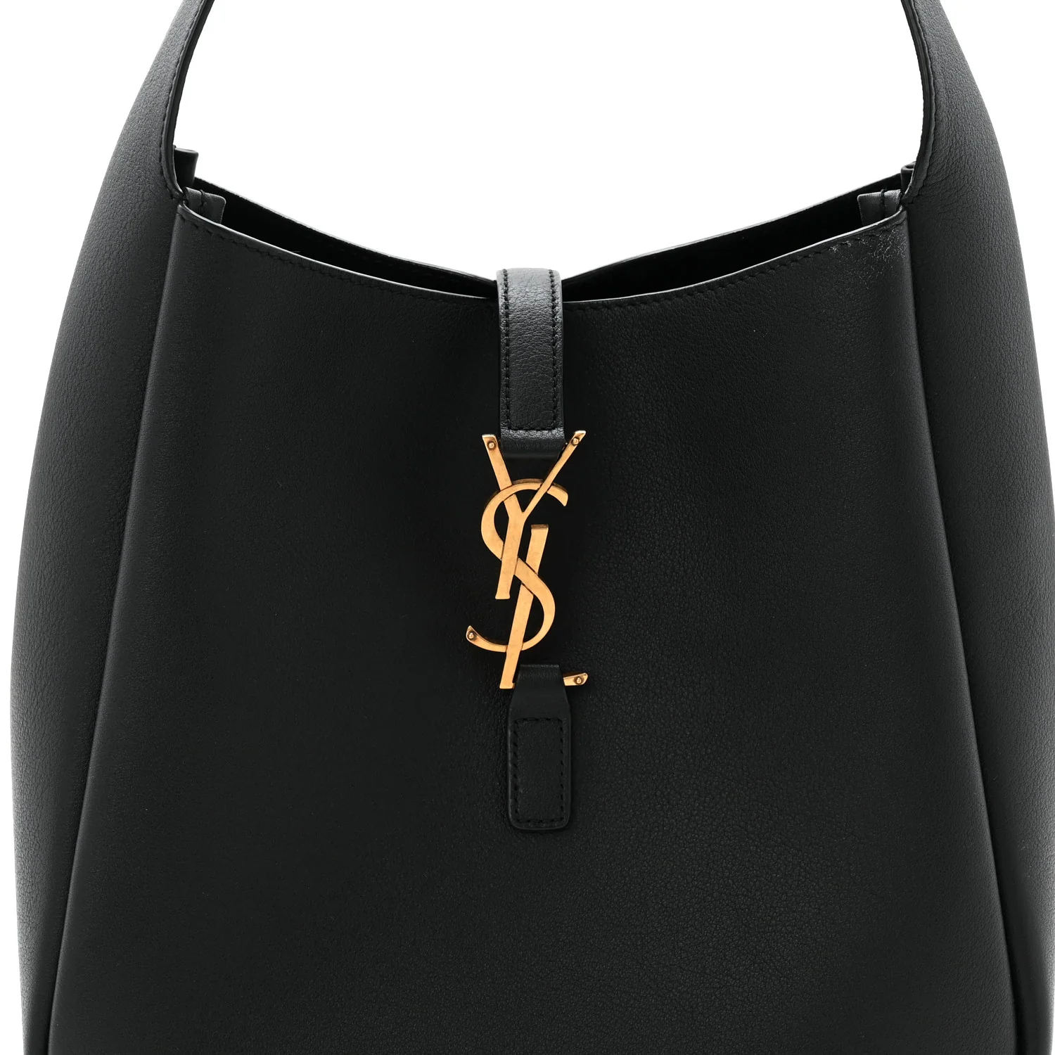 Grained Calfskin Small Le 5 A 7 Soft Hobo Black - Image 8