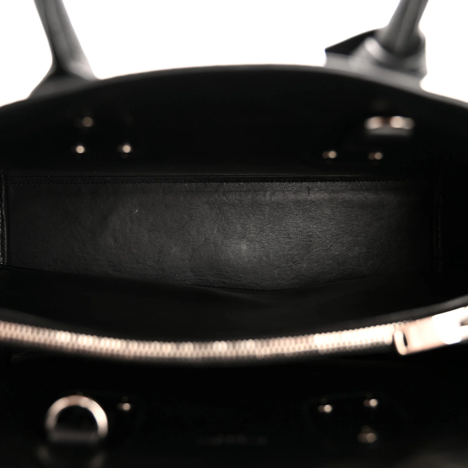 Grained Calfskin Small Sac De Jour Black - Image 5
