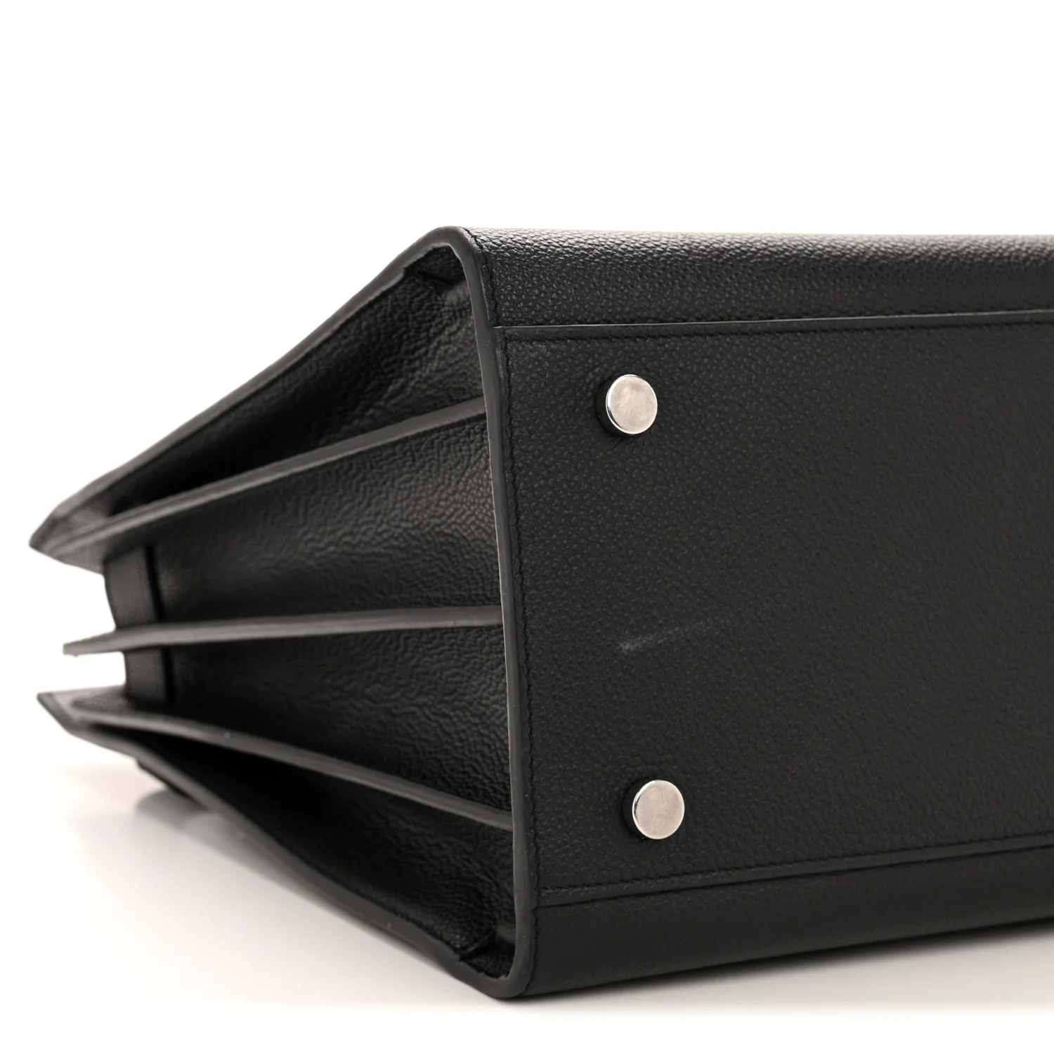 Grained Calfskin Small Sac De Jour Black - Image 9